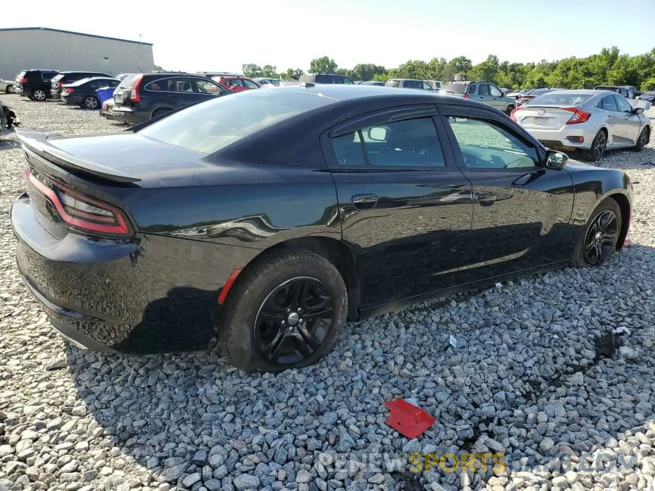 3 Фотография поврежденного автомобиля 2C3CDXBGXKH703032 DODGE CHARGER 2019