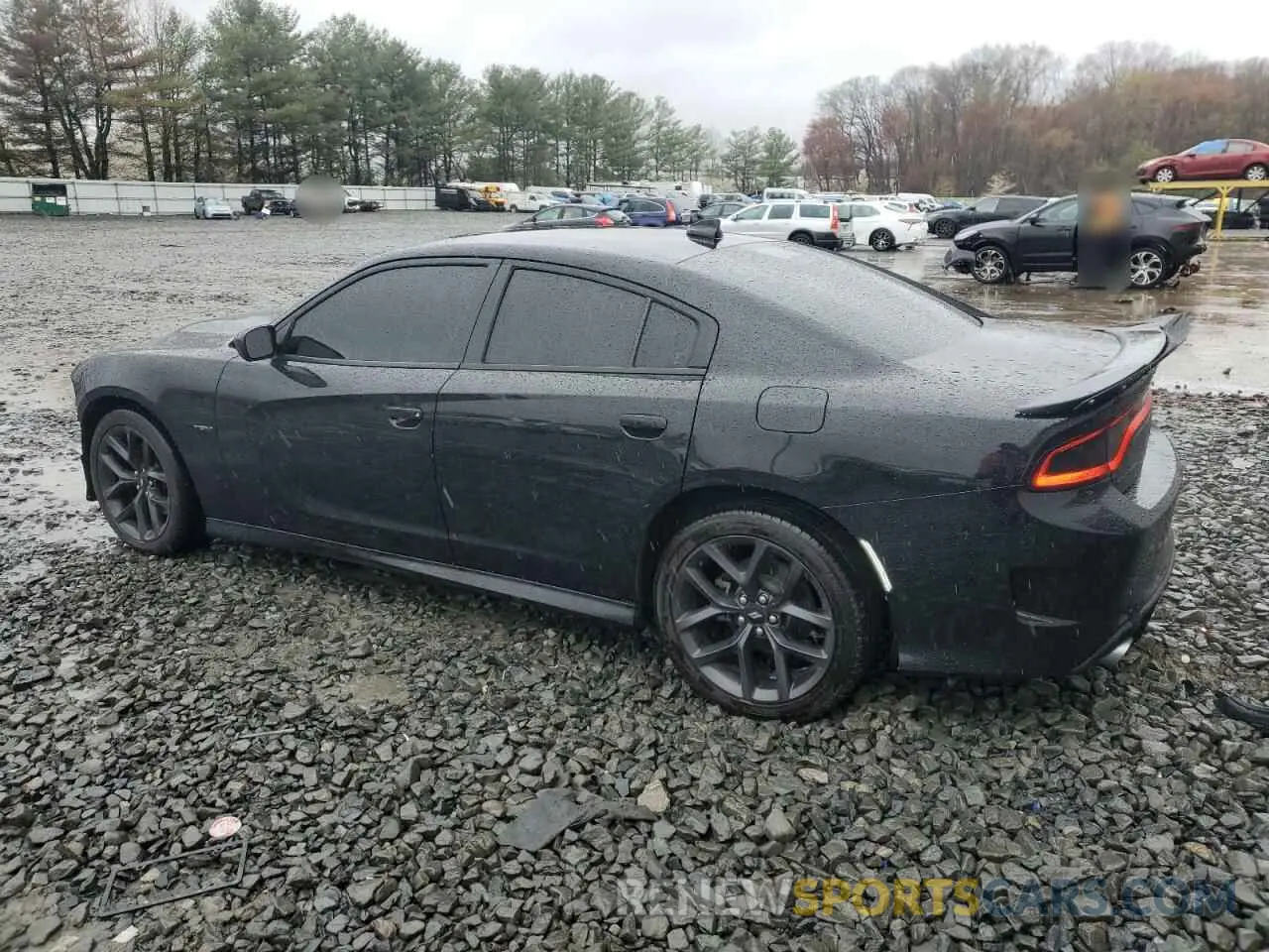 2 Photograph of a damaged car 2C3CDXCT0KH593247 DODGE CHARGER 2019