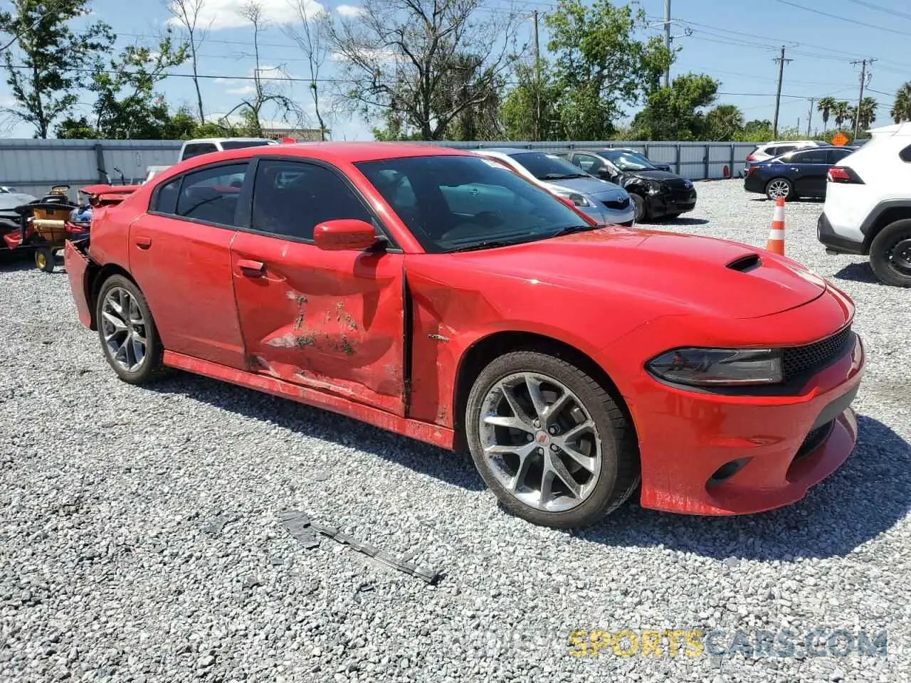 4 Фотография поврежденного автомобиля 2C3CDXCT0KH749111 DODGE CHARGER 2019