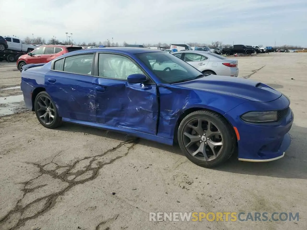 4 Photograph of a damaged car 2C3CDXCT0KH757273 DODGE CHARGER 2019