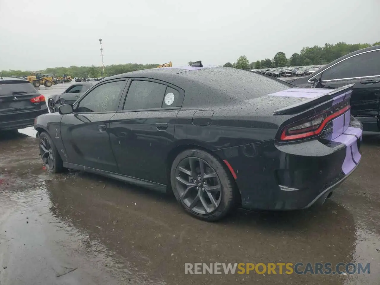 2 Photograph of a damaged car 2C3CDXCT2KH726476 DODGE CHARGER 2019