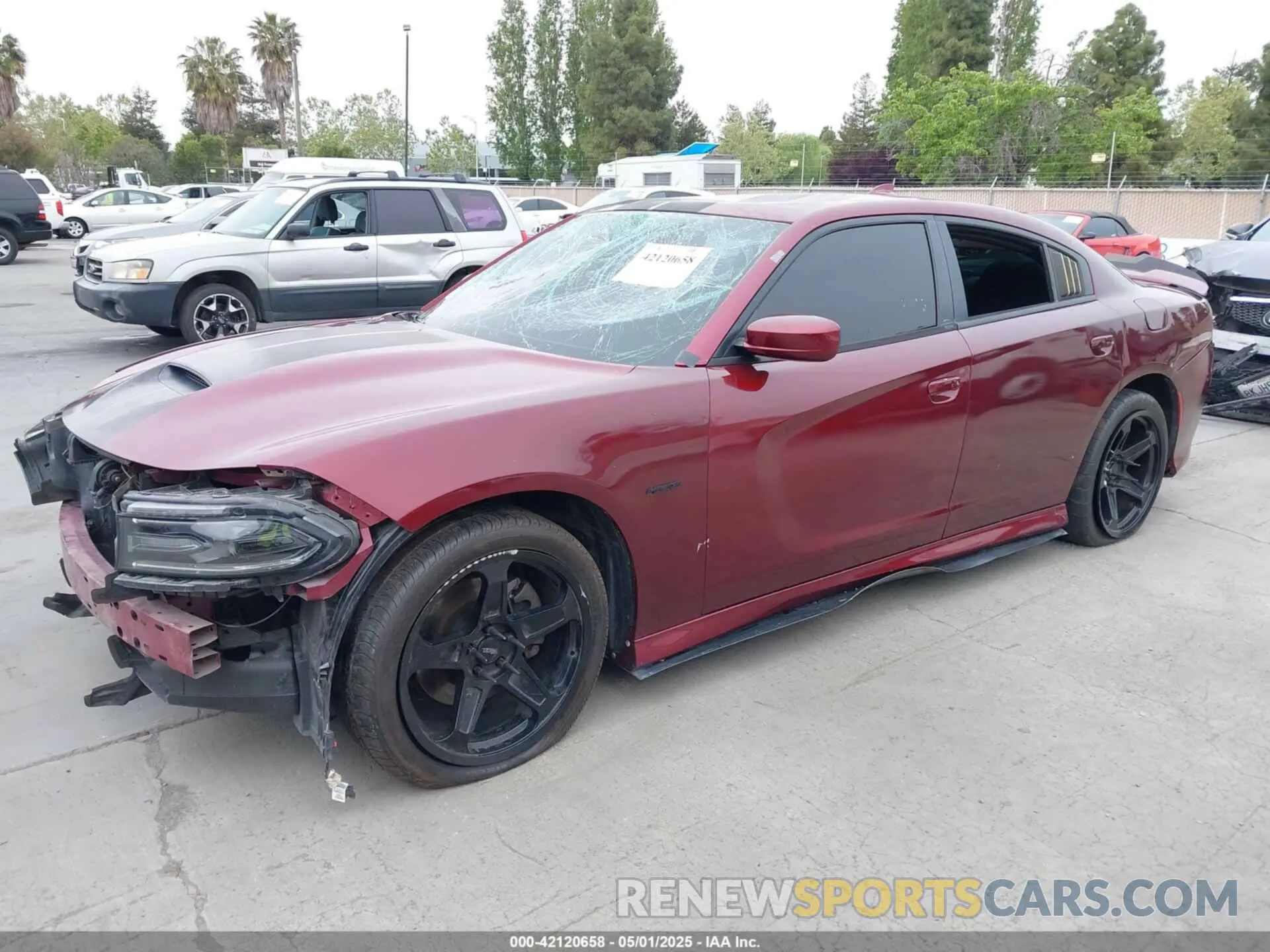 2 Photograph of a damaged car 2C3CDXCT2KH749207 DODGE CHARGER 2019