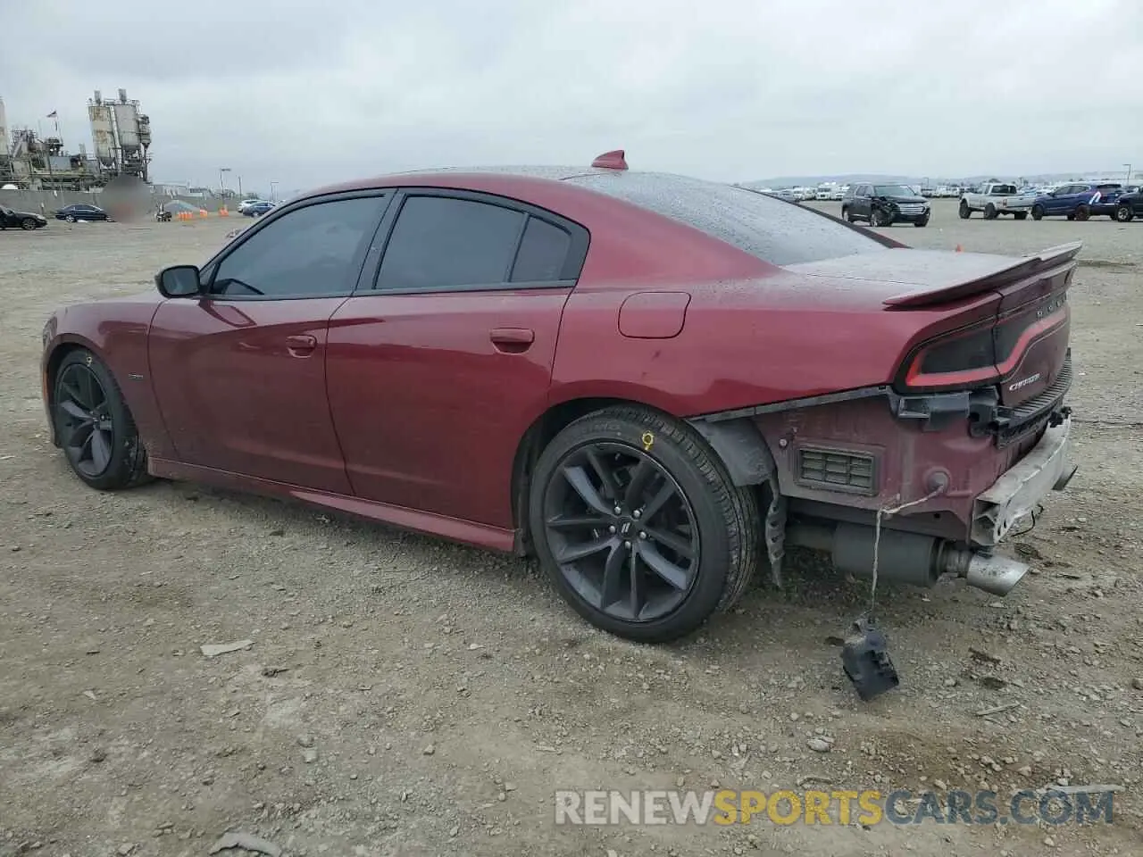 2 Фотография поврежденного автомобиля 2C3CDXCT3KH674470 DODGE CHARGER 2019