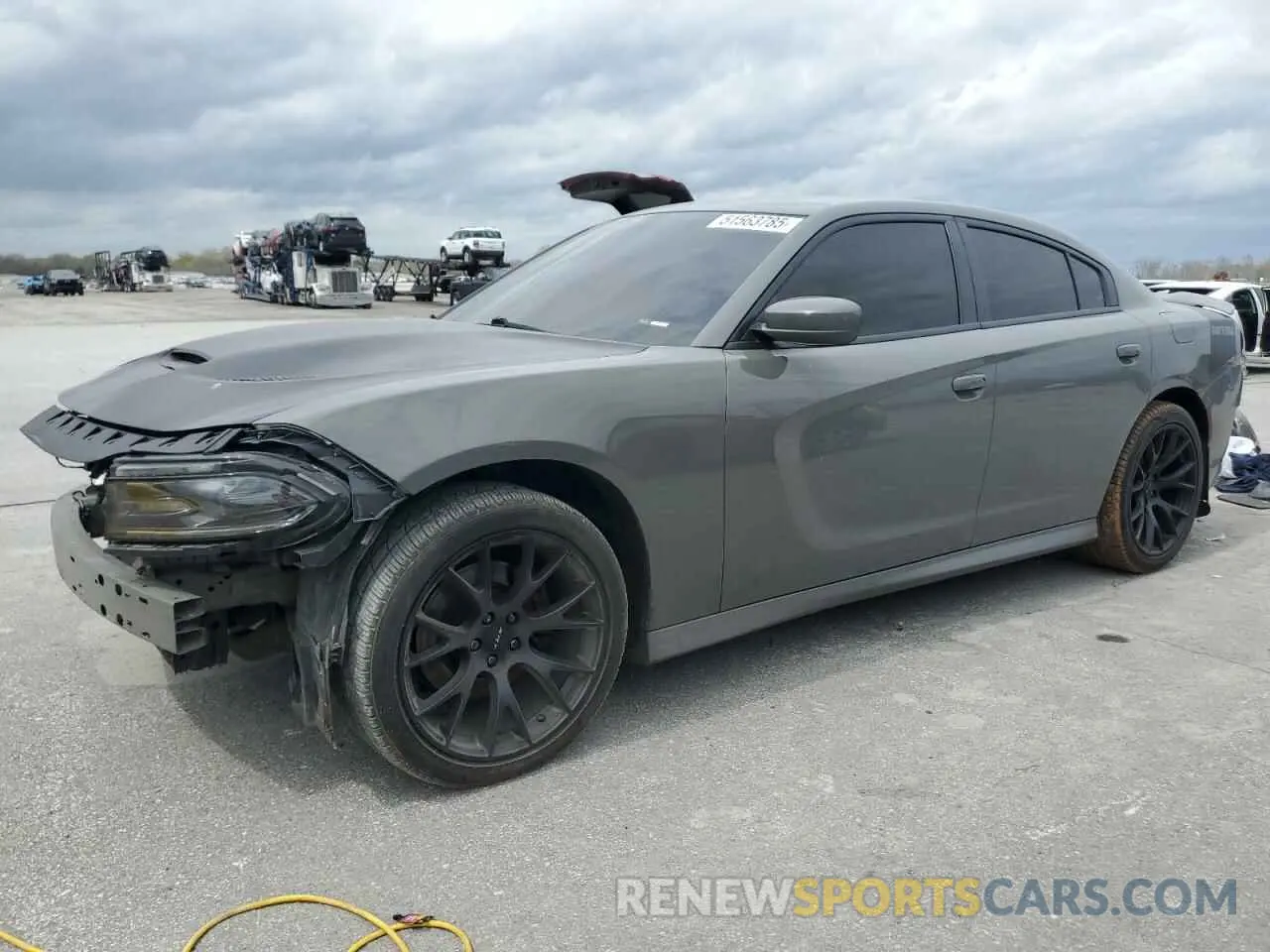 1 Photograph of a damaged car 2C3CDXCT4KH526280 DODGE CHARGER 2019