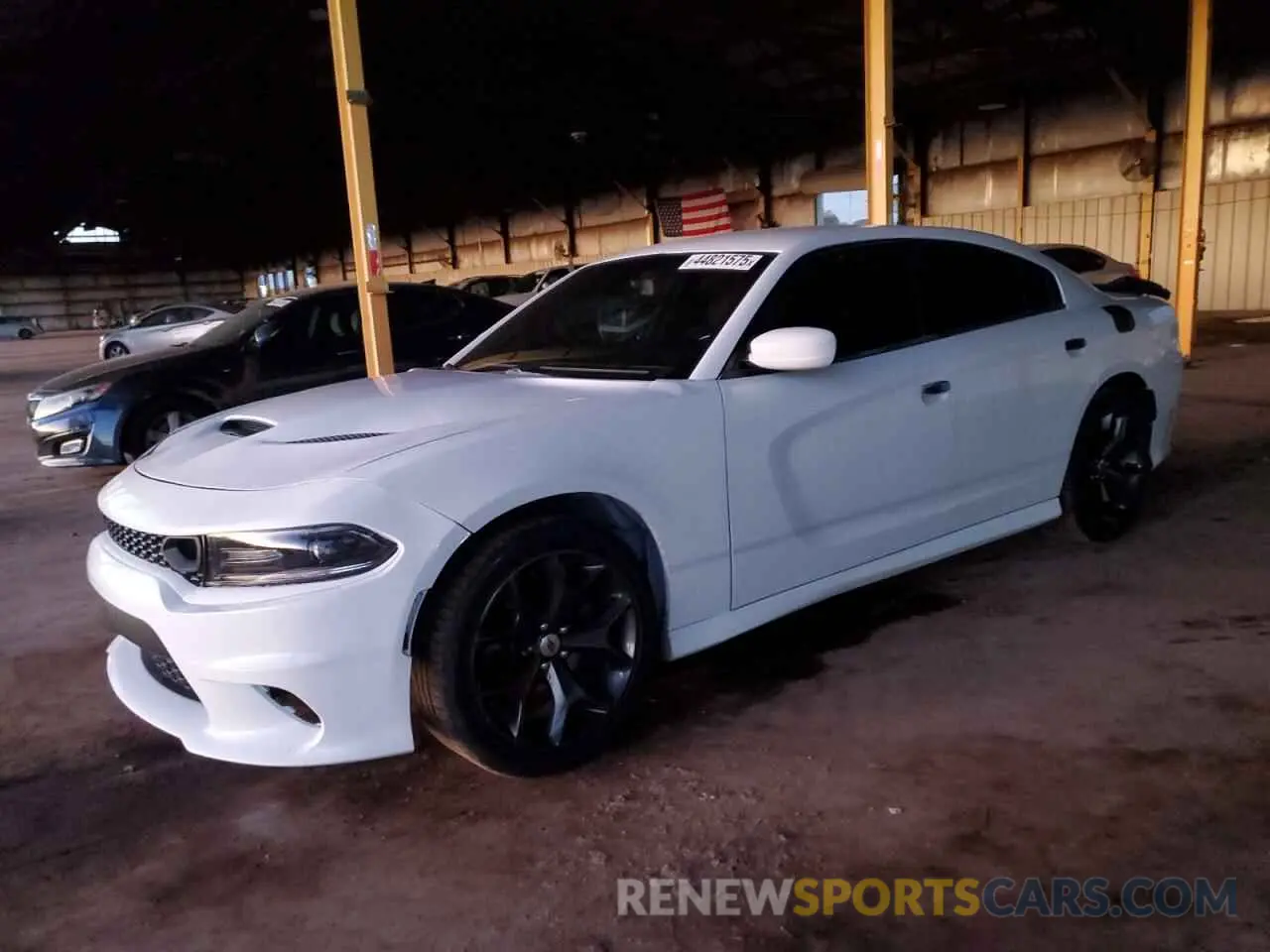 1 Photograph of a damaged car 2C3CDXCT5KH630244 DODGE CHARGER 2019