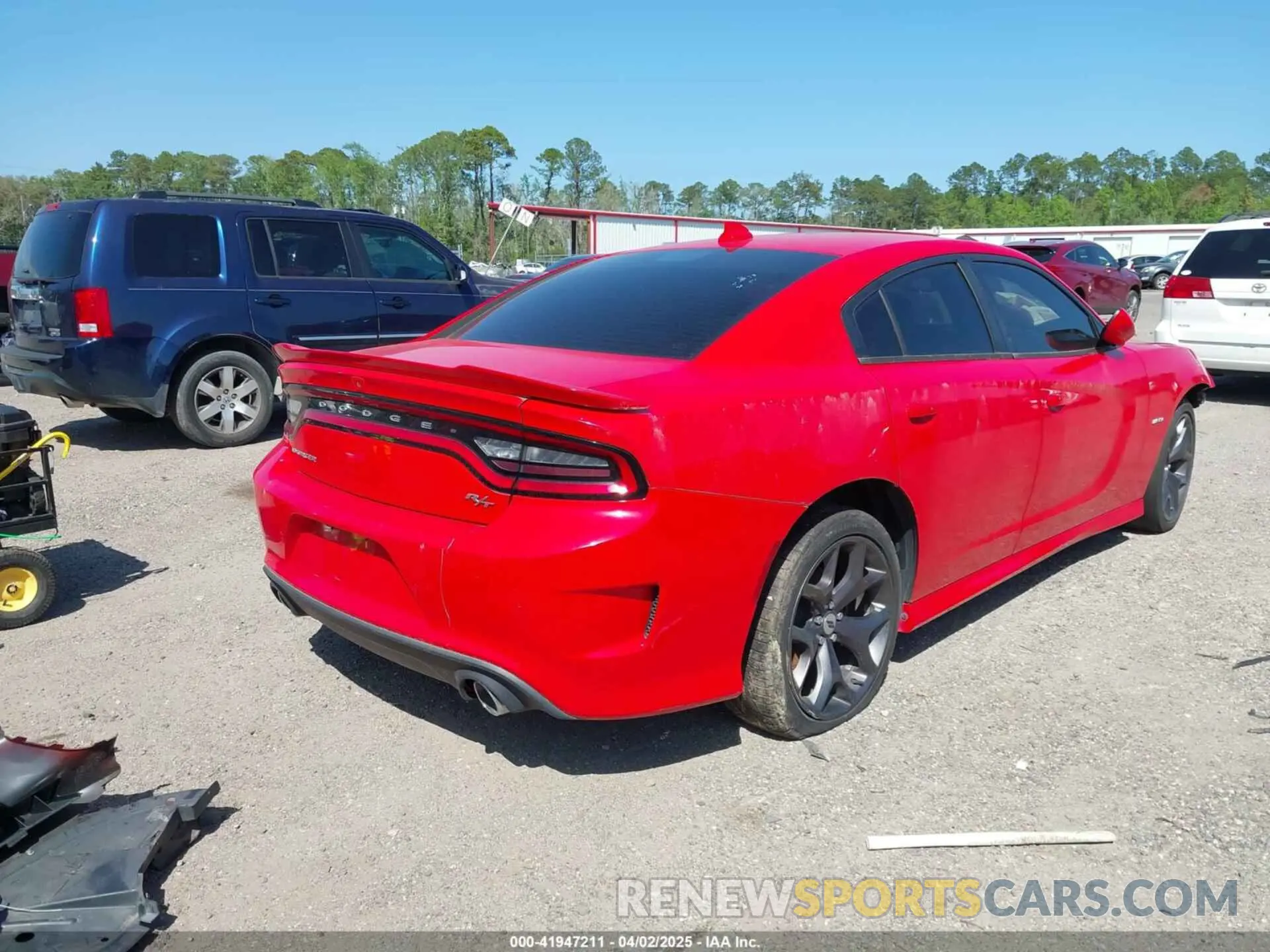 4 Фотография поврежденного автомобиля 2C3CDXCT6KH575853 DODGE CHARGER 2019
