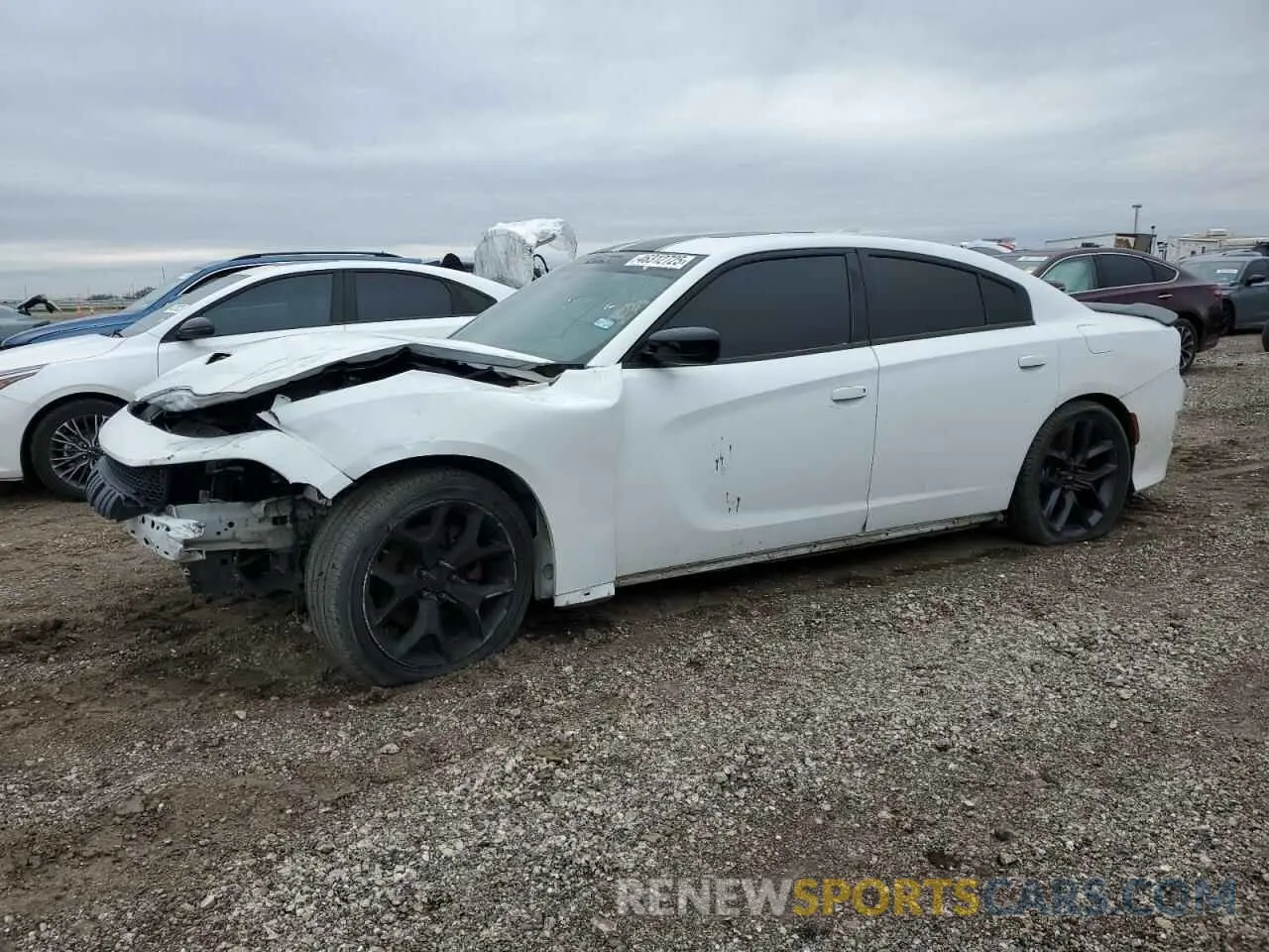 1 Photograph of a damaged car 2C3CDXCT6KH597836 DODGE CHARGER 2019
