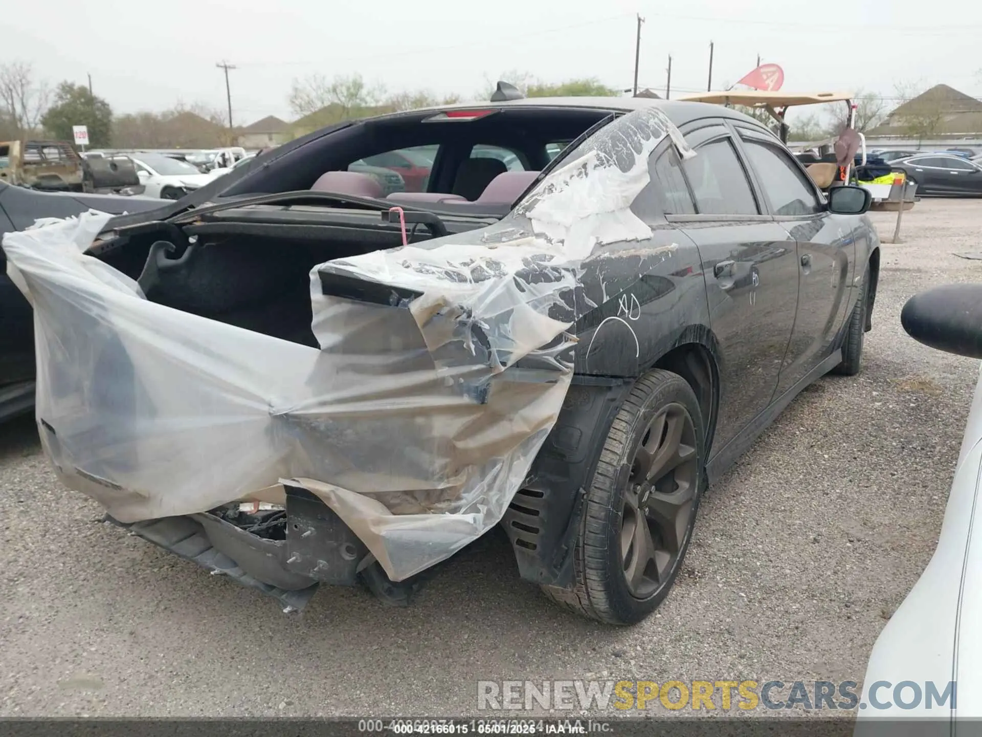 4 Photograph of a damaged car 2C3CDXCT6KH737142 DODGE CHARGER 2019
