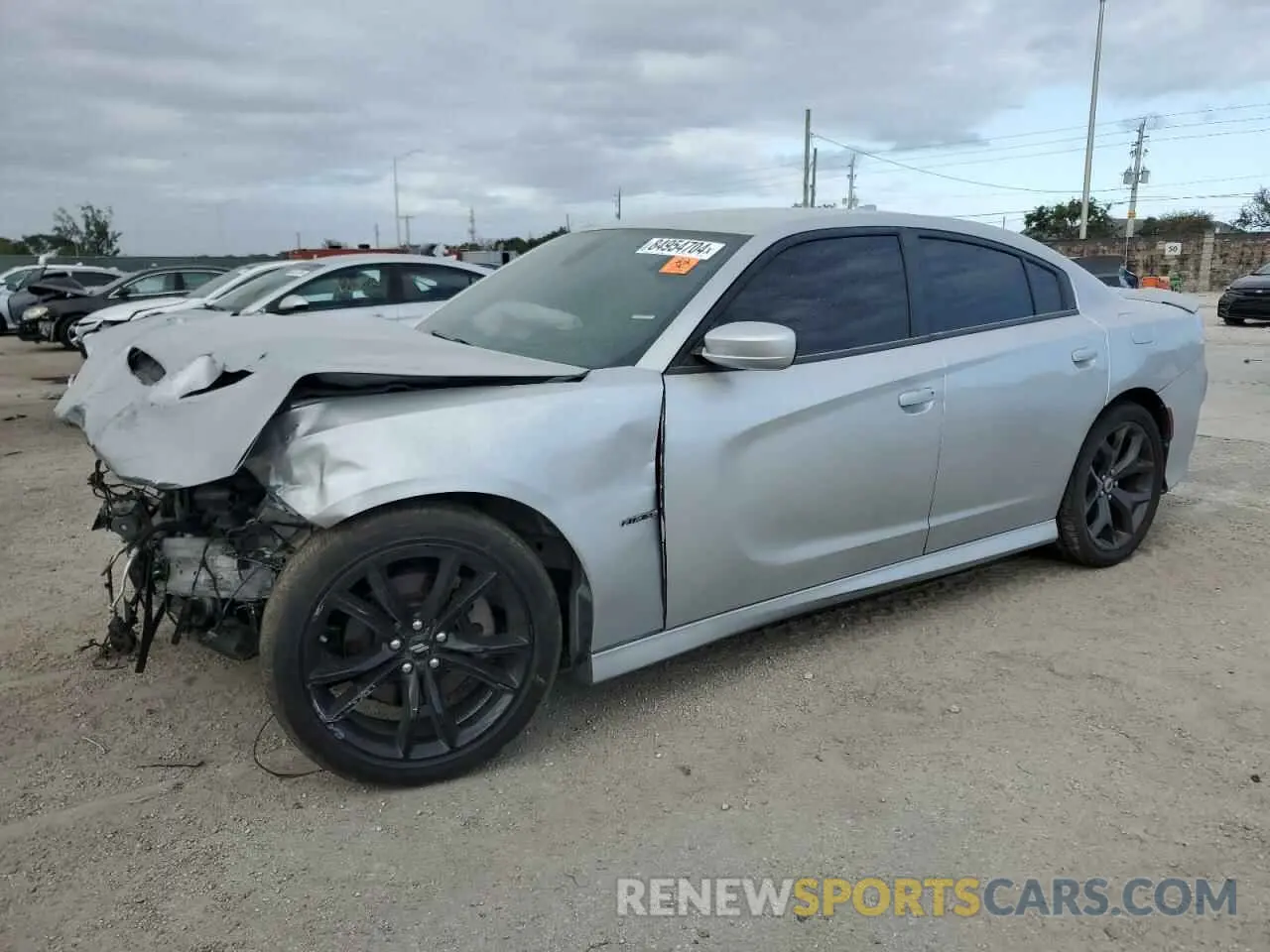1 Photograph of a damaged car 2C3CDXCT6KH742826 DODGE CHARGER 2019