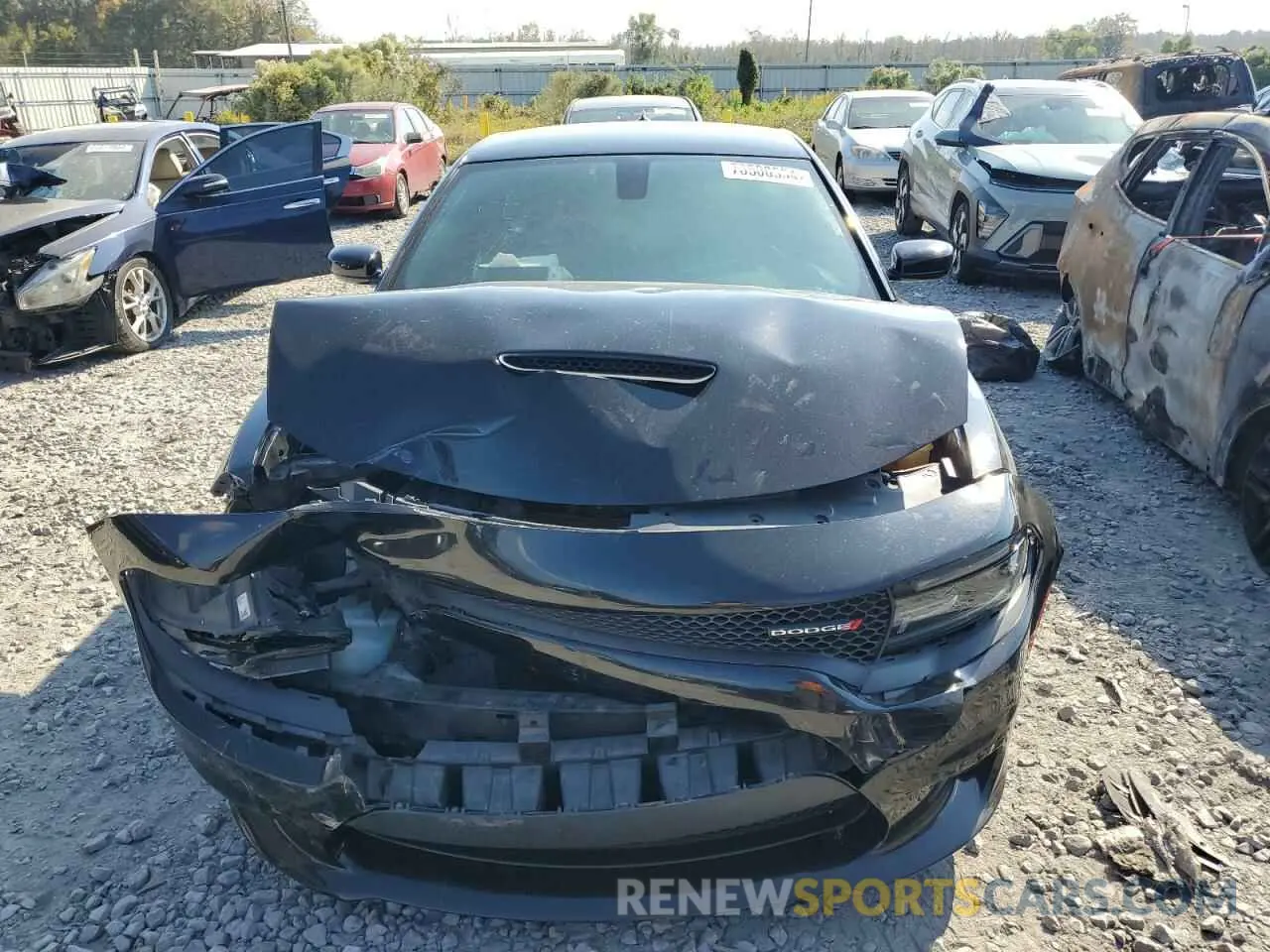 5 Photograph of a damaged car 2C3CDXCT7KH575523 DODGE CHARGER 2019
