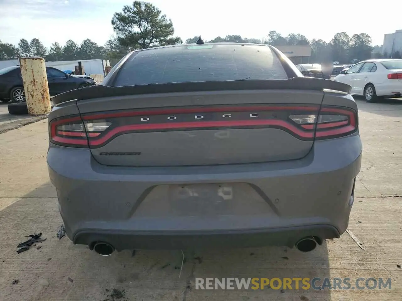 6 Фотография поврежденного автомобиля 2C3CDXCT8KH588555 DODGE CHARGER 2019