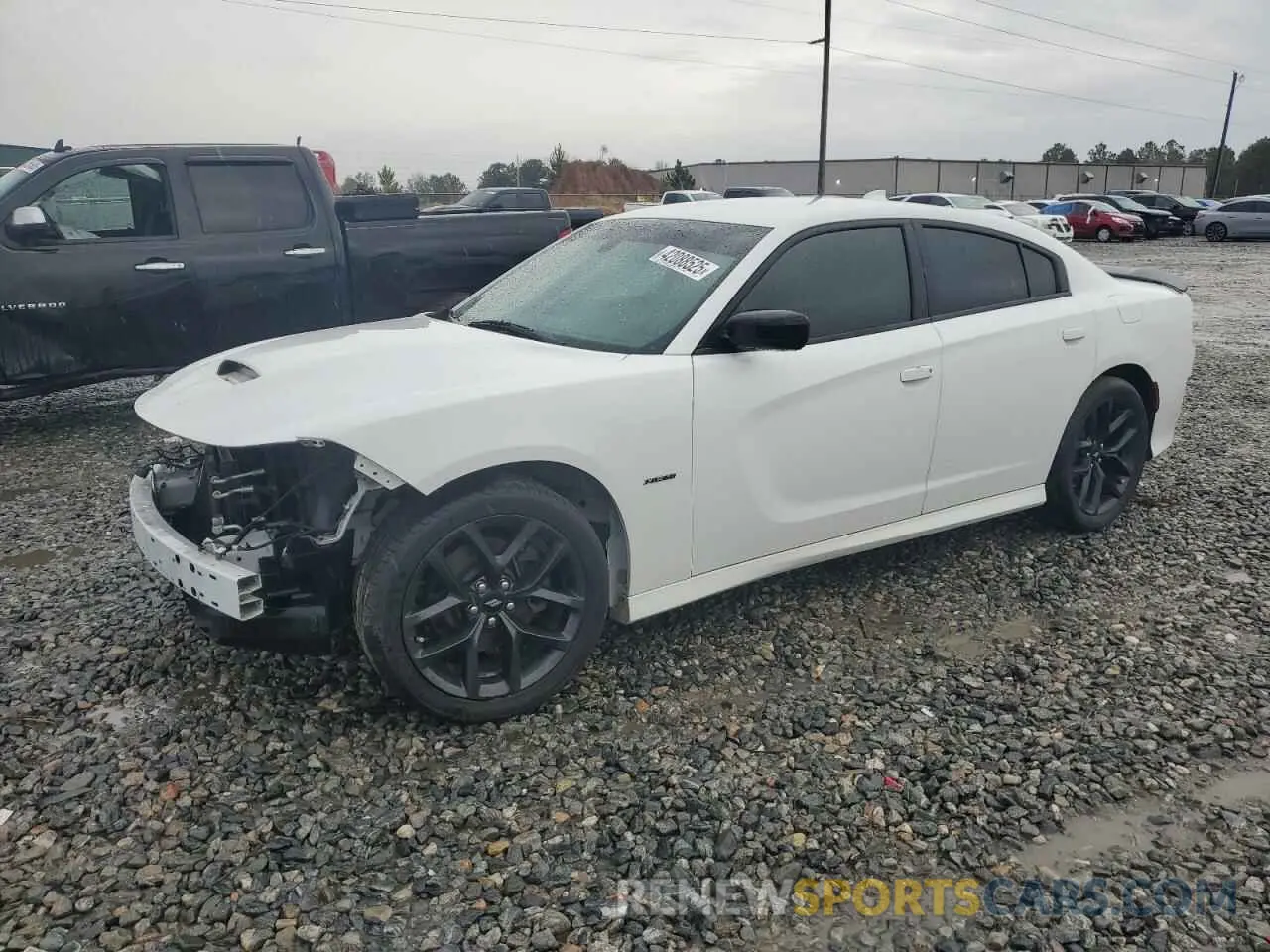 1 Photograph of a damaged car 2C3CDXCT8KH653582 DODGE CHARGER 2019
