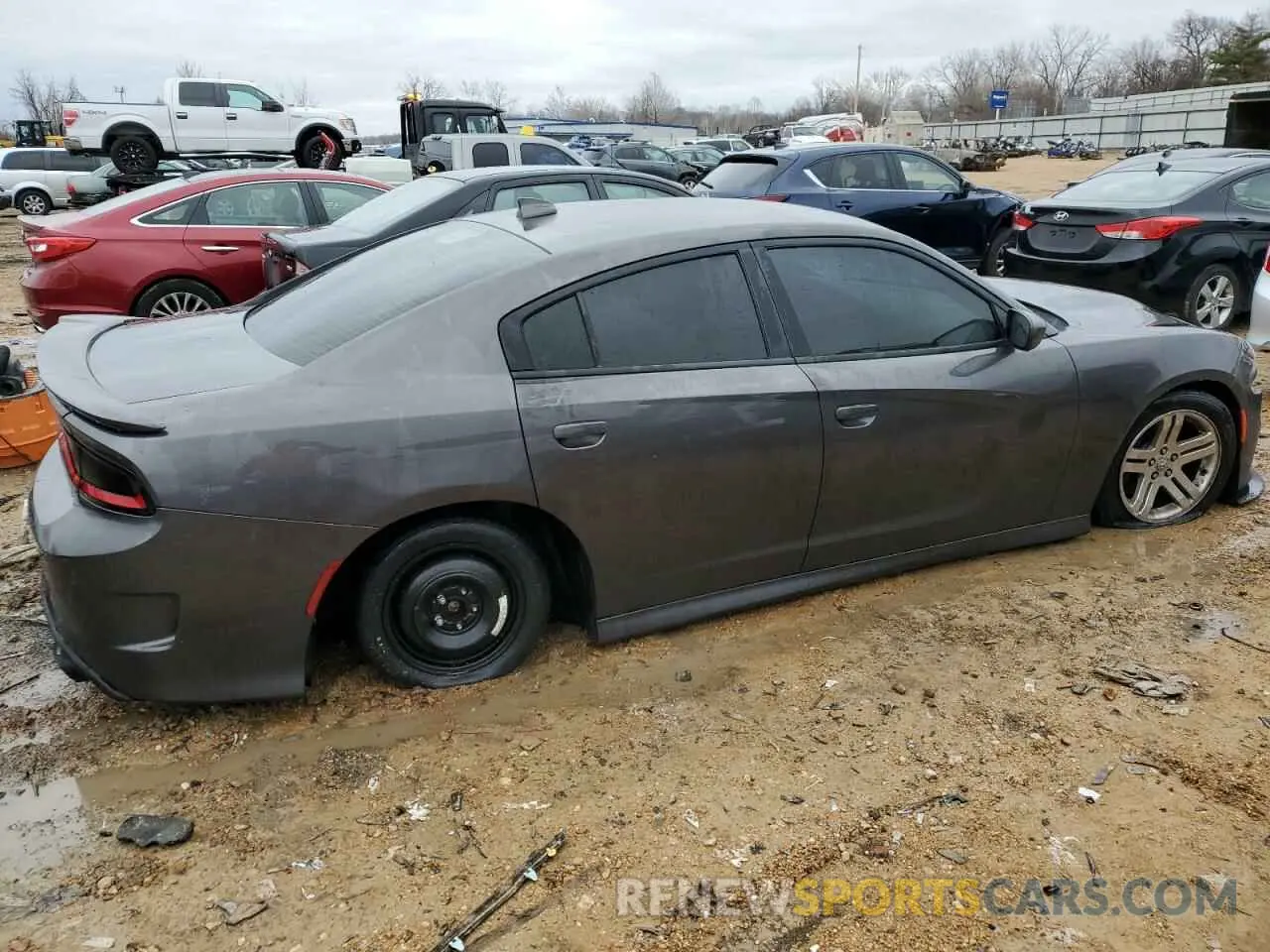 3 Photograph of a damaged car 2C3CDXCT9KH523116 DODGE CHARGER 2019