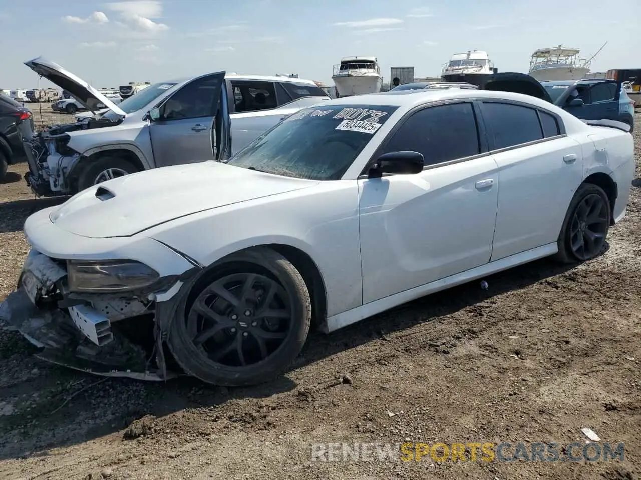 1 Фотография поврежденного автомобиля 2C3CDXCT9KH607338 DODGE CHARGER 2019
