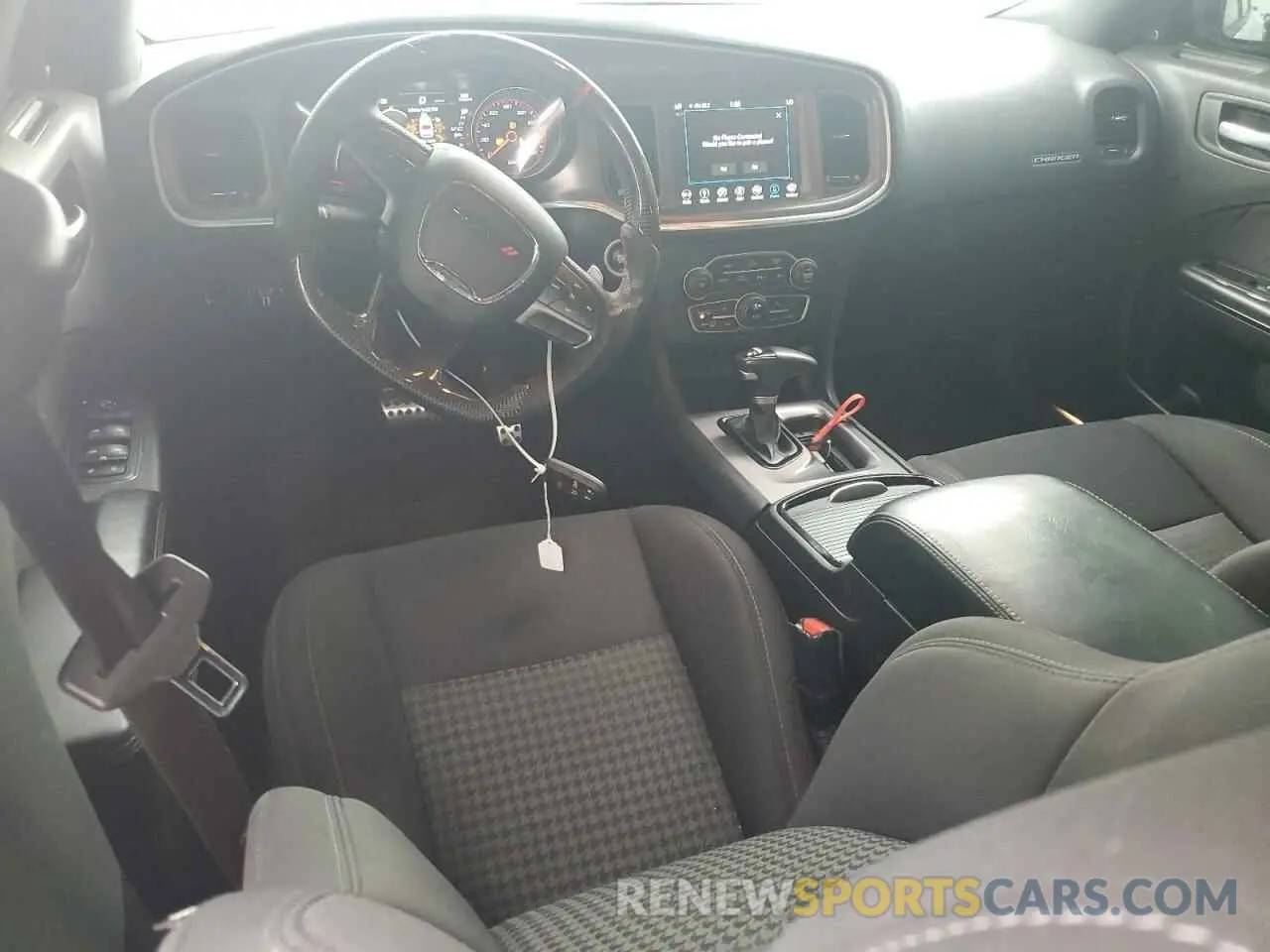 8 Фотография поврежденного автомобиля 2C3CDXCT9KH607338 DODGE CHARGER 2019