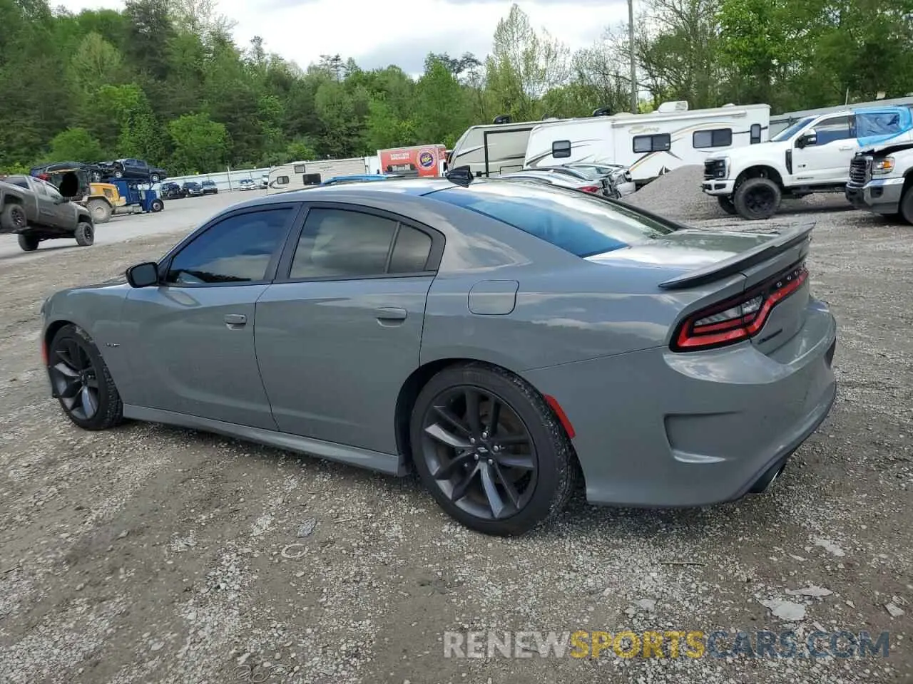 2 Photograph of a damaged car 2C3CDXCTXKH519303 DODGE CHARGER 2019