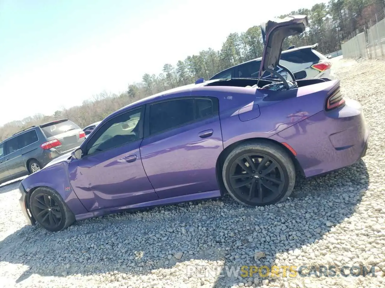 2 Photograph of a damaged car 2C3CDXGJ0KH748551 DODGE CHARGER 2019