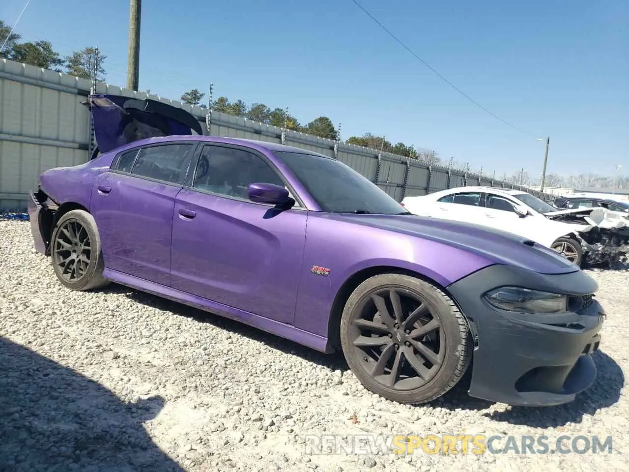 4 Photograph of a damaged car 2C3CDXGJ0KH748551 DODGE CHARGER 2019