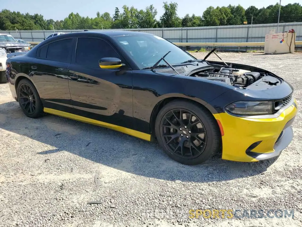 4 Photograph of a damaged car 2C3CDXGJ1KH553851 DODGE CHARGER 2019