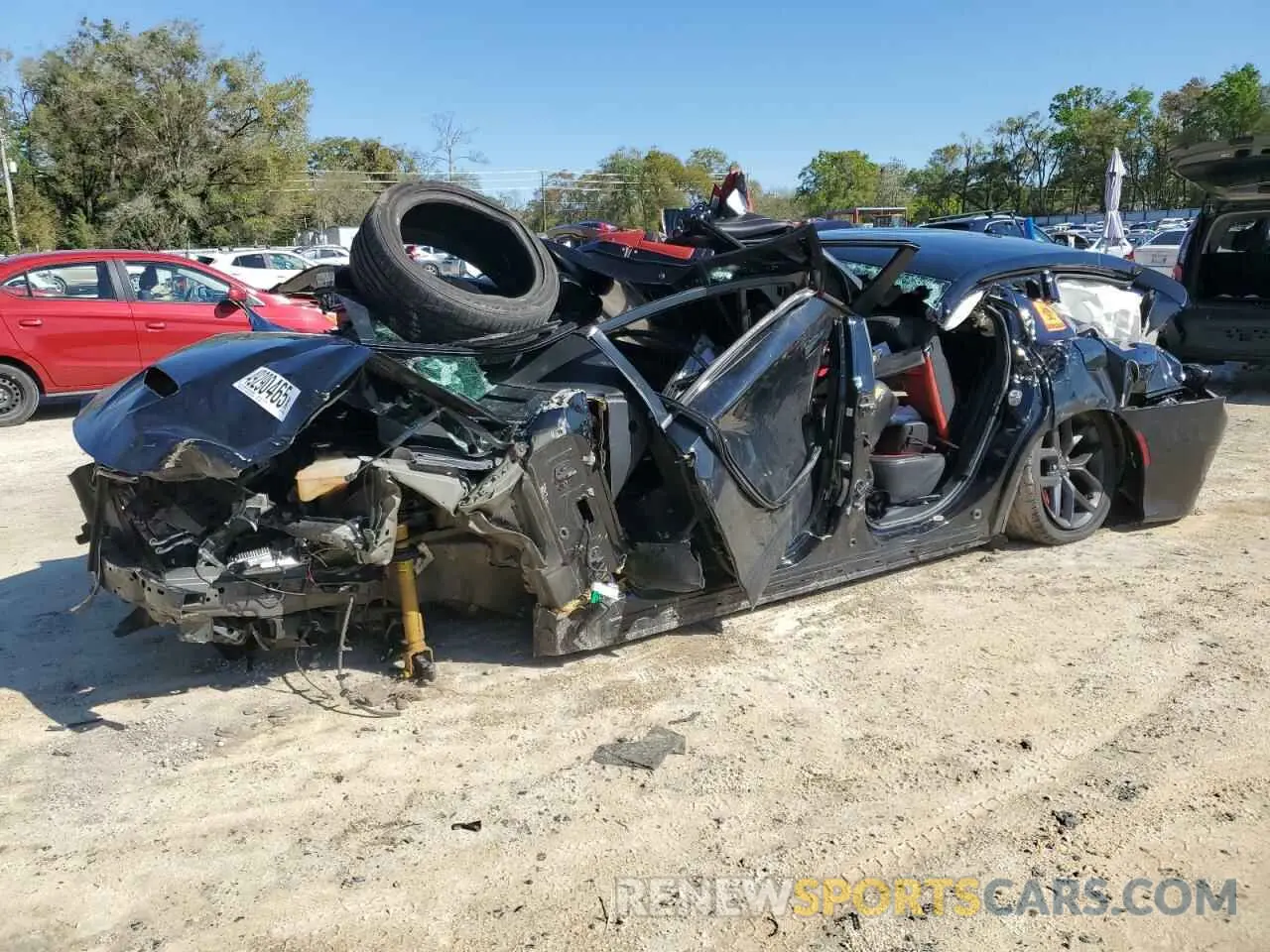 1 Photograph of a damaged car 2C3CDXGJ1KH735923 DODGE CHARGER 2019