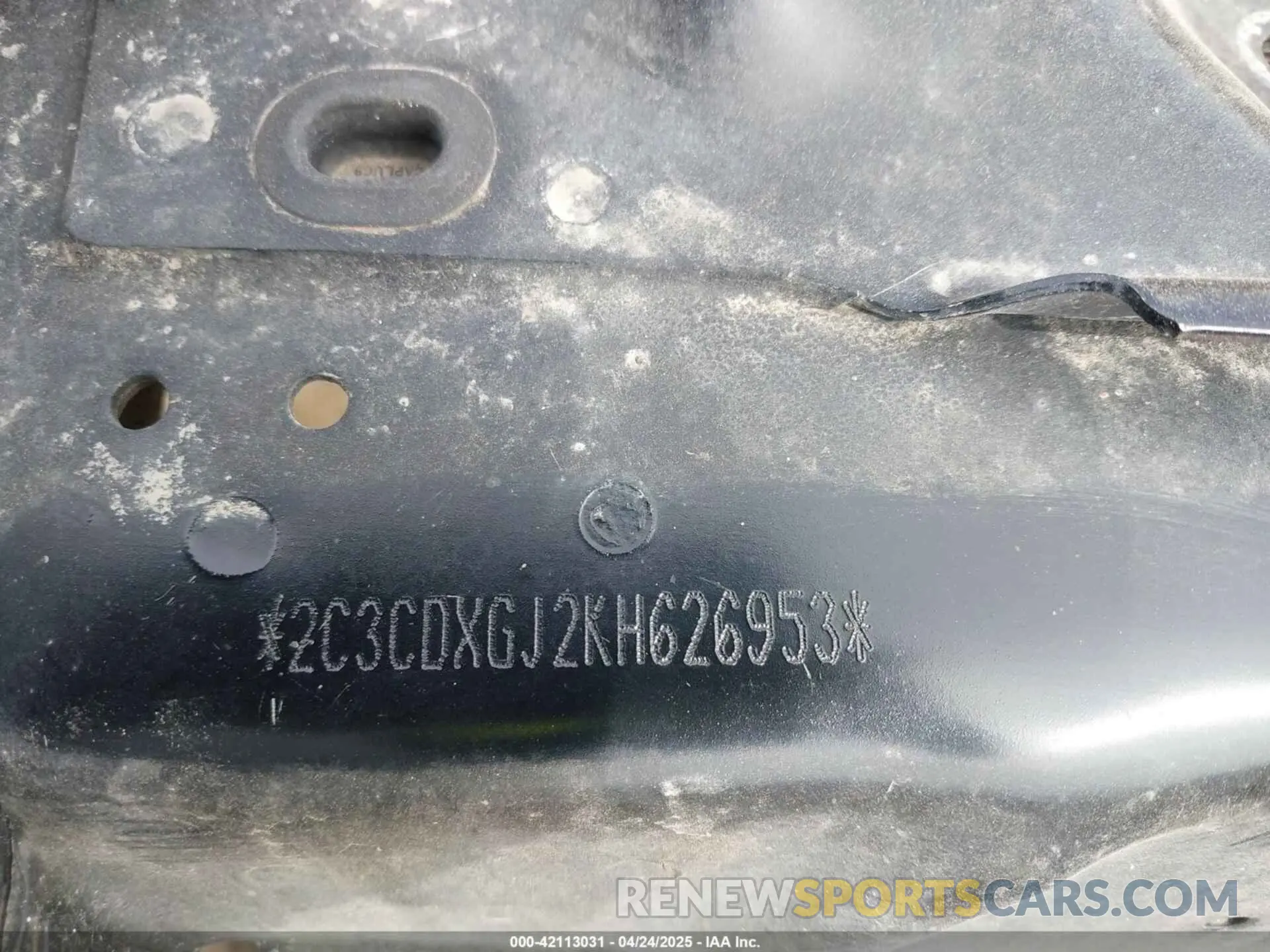 9 Photograph of a damaged car 2C3CDXGJ2KH626953 DODGE CHARGER 2019