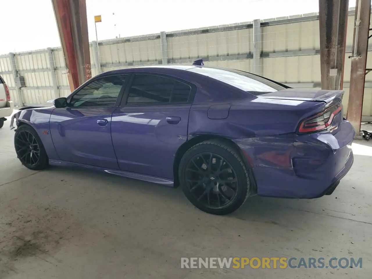 2 Фотография поврежденного автомобиля 2C3CDXGJ2KH633787 DODGE CHARGER 2019