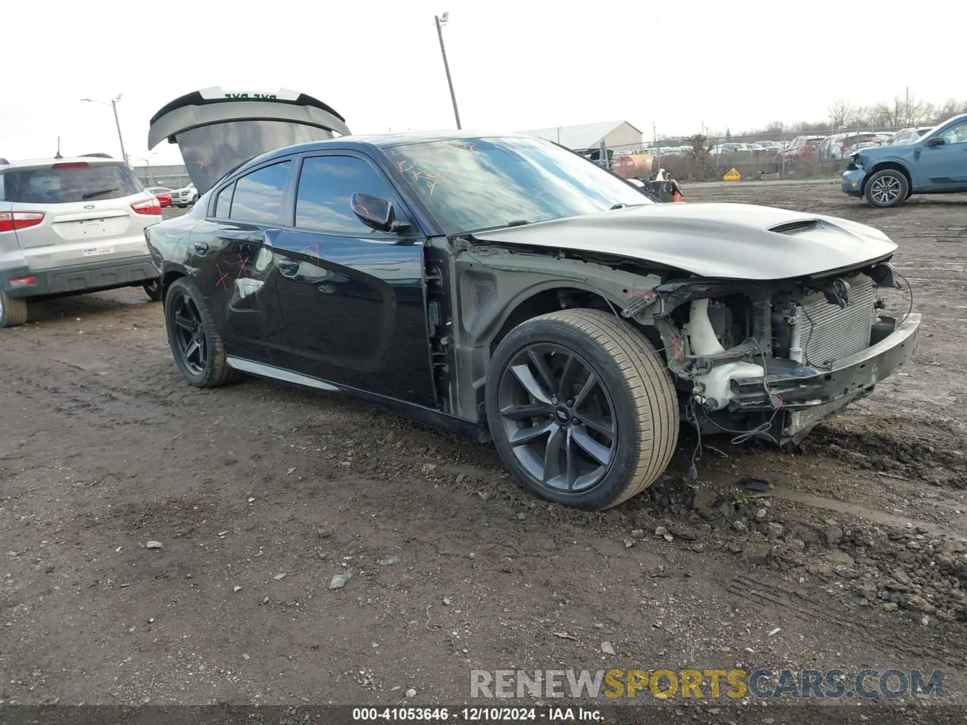 1 Photograph of a damaged car 2C3CDXGJ3KH665101 DODGE CHARGER 2019