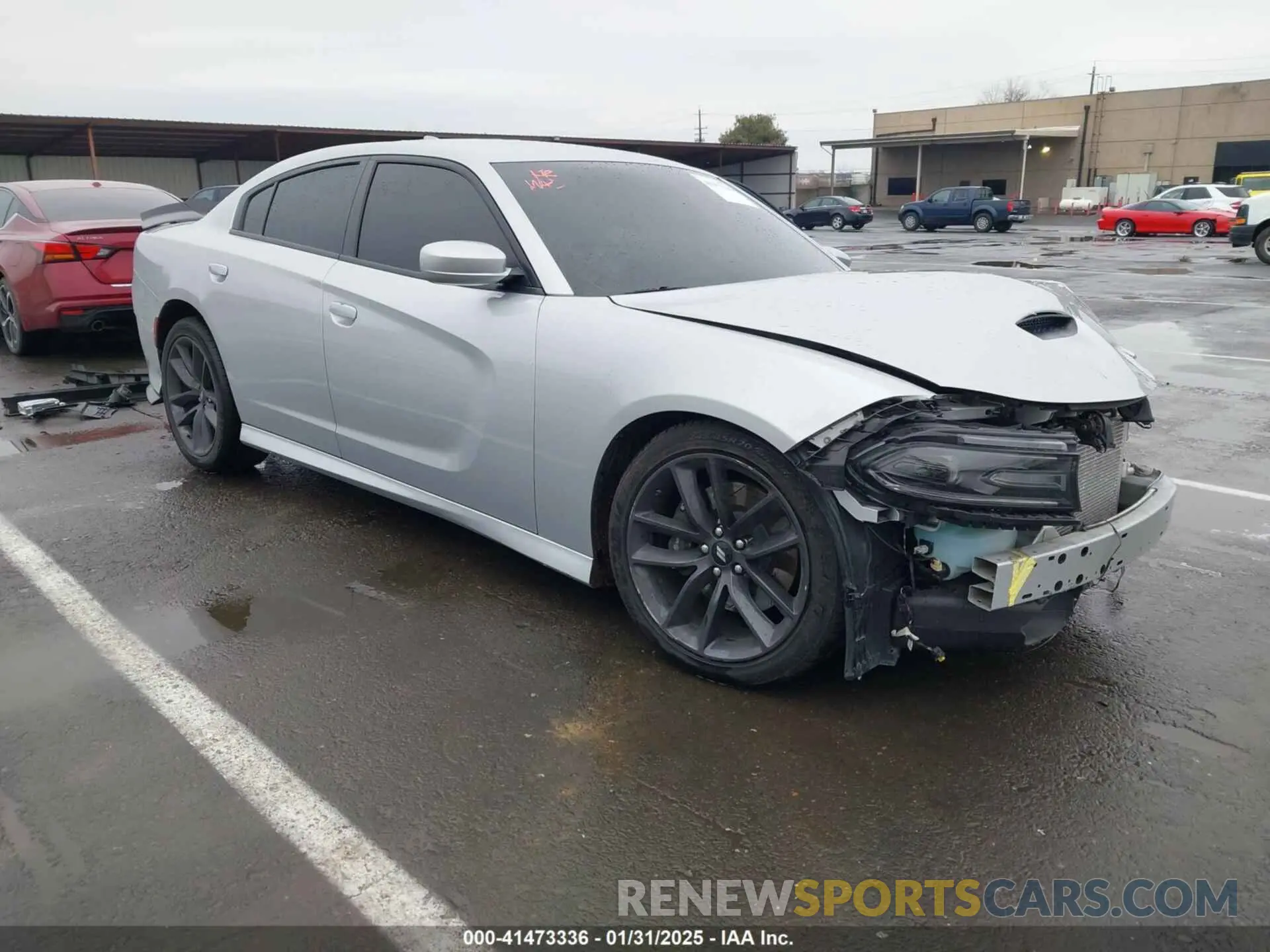 1 Photograph of a damaged car 2C3CDXGJ3KH688989 DODGE CHARGER 2019