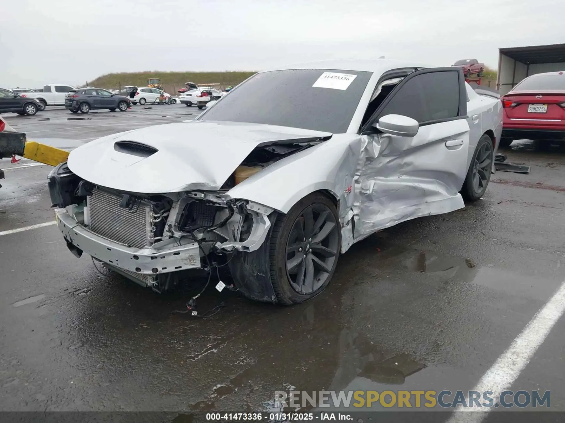 2 Photograph of a damaged car 2C3CDXGJ3KH688989 DODGE CHARGER 2019