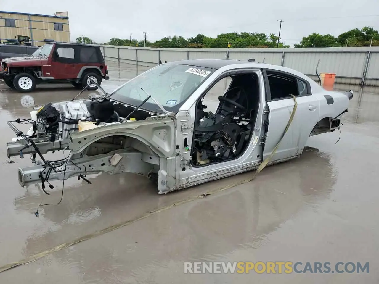 1 Photograph of a damaged car 2C3CDXGJ4KH562379 DODGE CHARGER 2019
