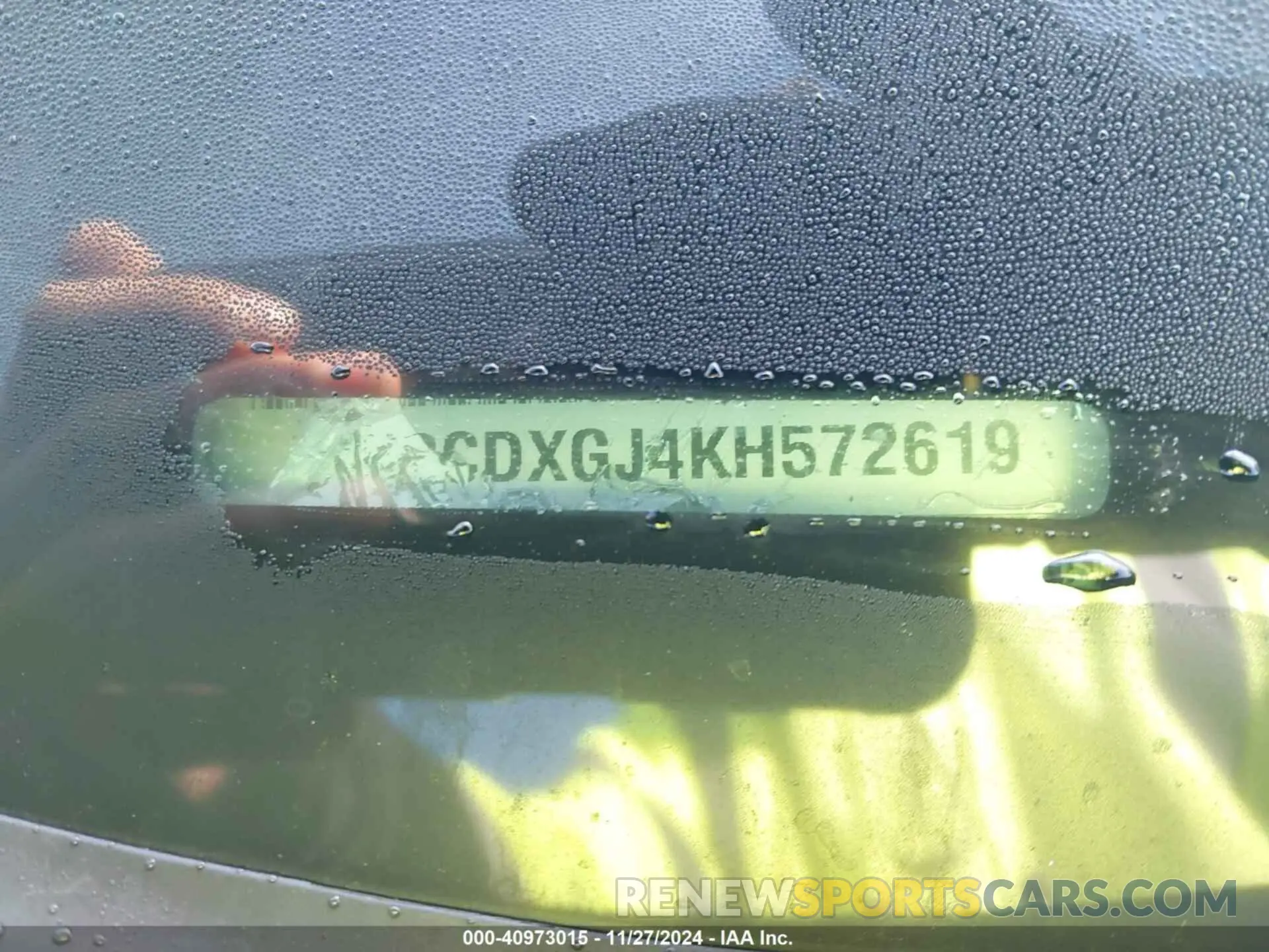 9 Фотография поврежденного автомобиля 2C3CDXGJ4KH572619 DODGE CHARGER 2019