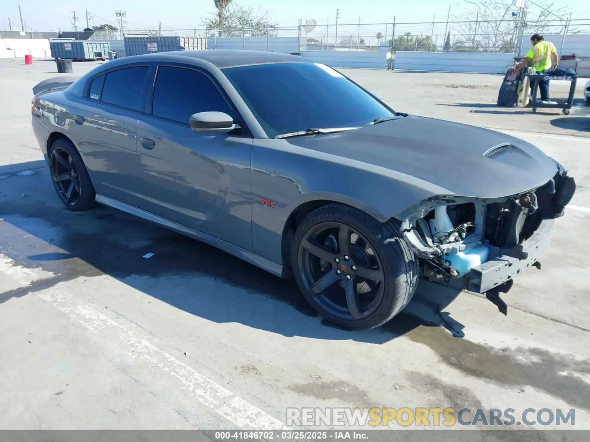 1 Photograph of a damaged car 2C3CDXGJ4KH576394 DODGE CHARGER 2019