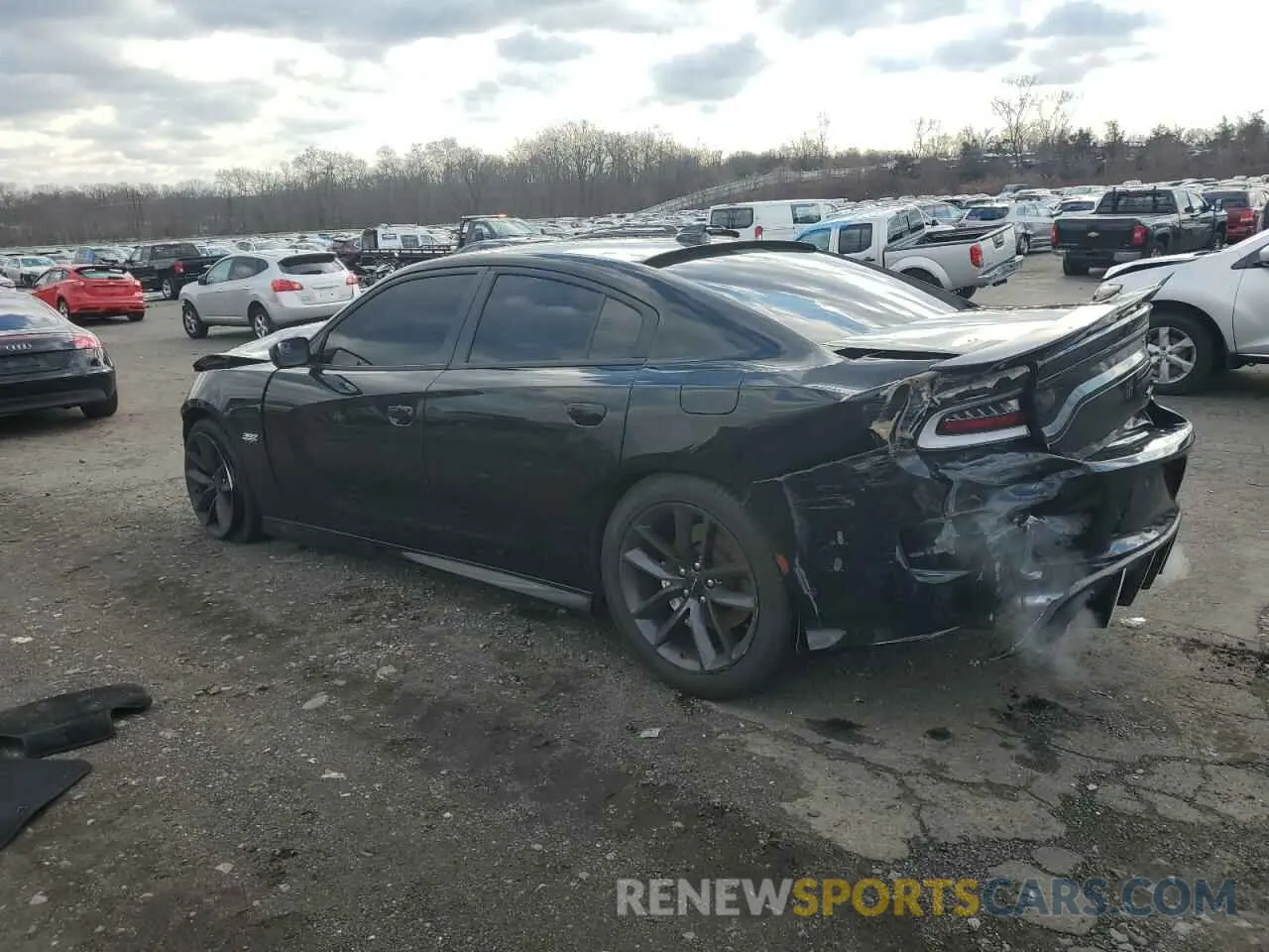 2 Фотография поврежденного автомобиля 2C3CDXGJ4KH614755 DODGE CHARGER 2019