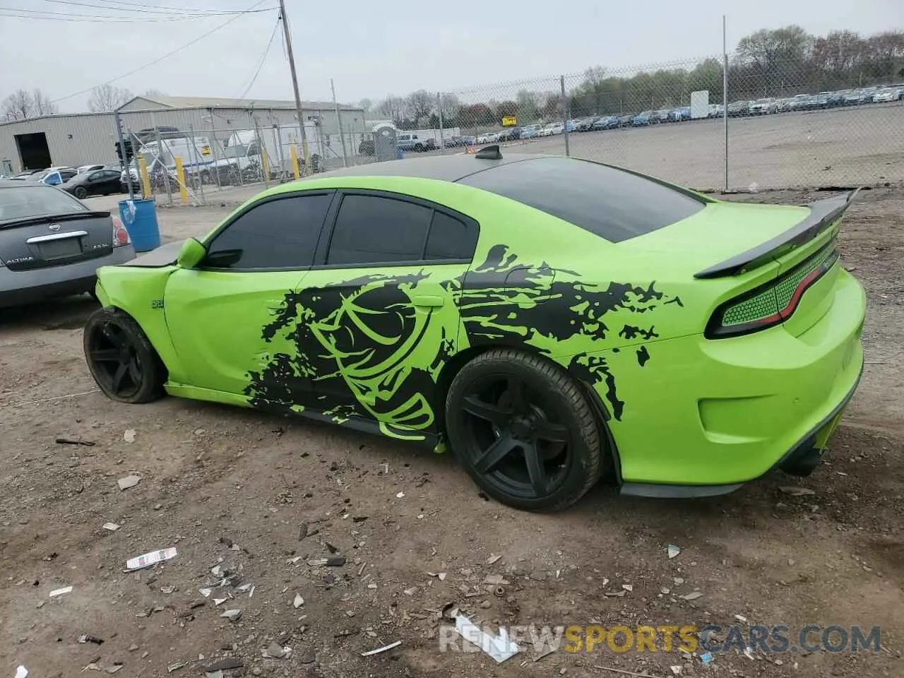 2 Photograph of a damaged car 2C3CDXGJ4KH662773 DODGE CHARGER 2019