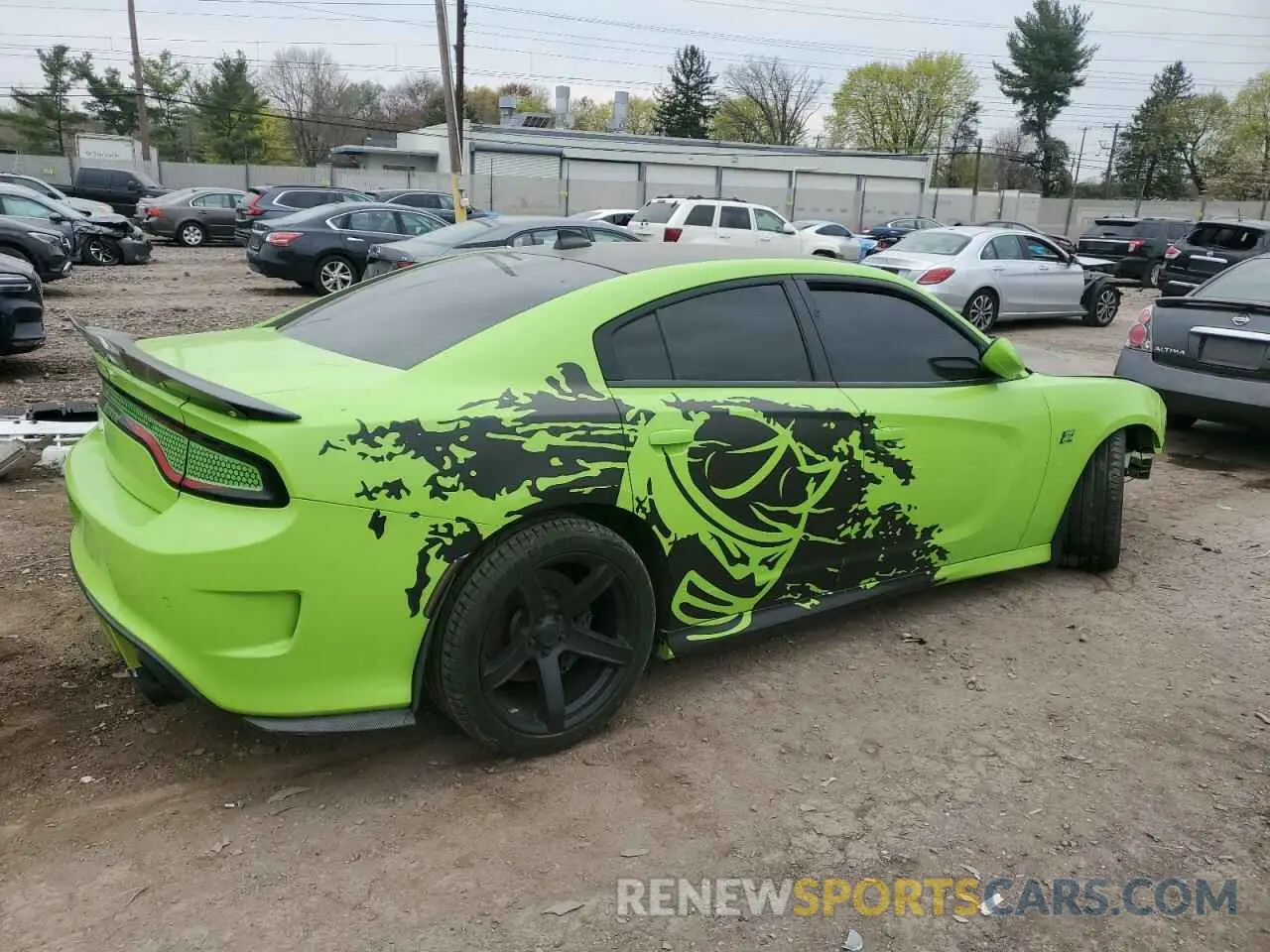 3 Photograph of a damaged car 2C3CDXGJ4KH662773 DODGE CHARGER 2019