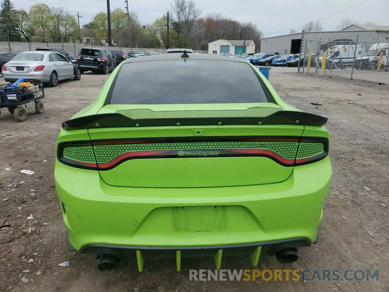 6 Photograph of a damaged car 2C3CDXGJ4KH662773 DODGE CHARGER 2019