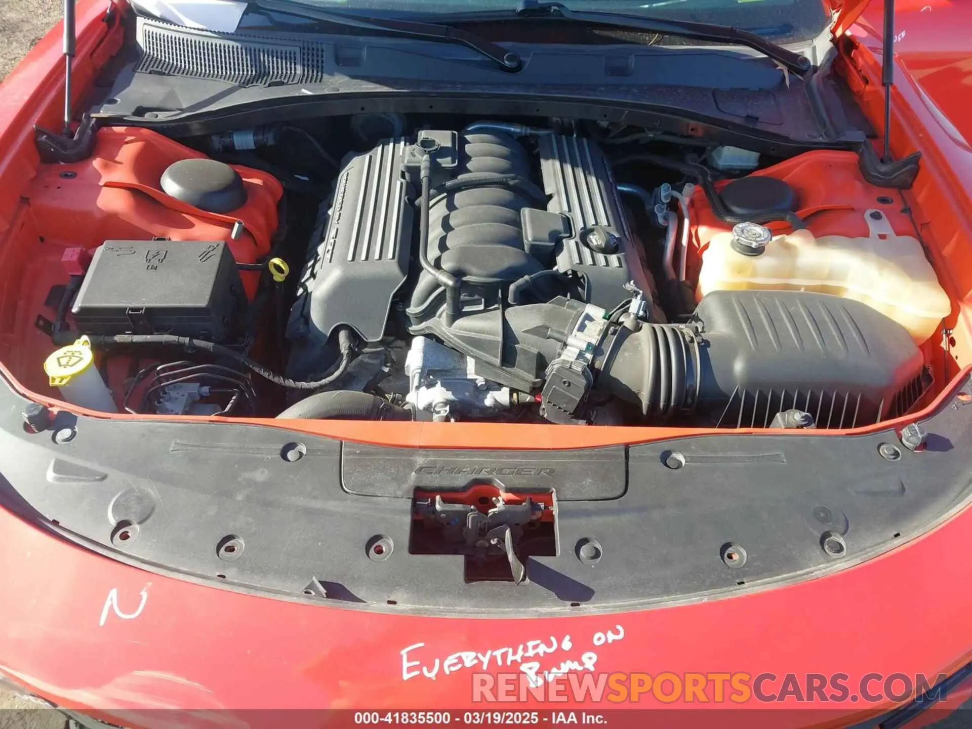 10 Photograph of a damaged car 2C3CDXGJ5KH558728 DODGE CHARGER 2019