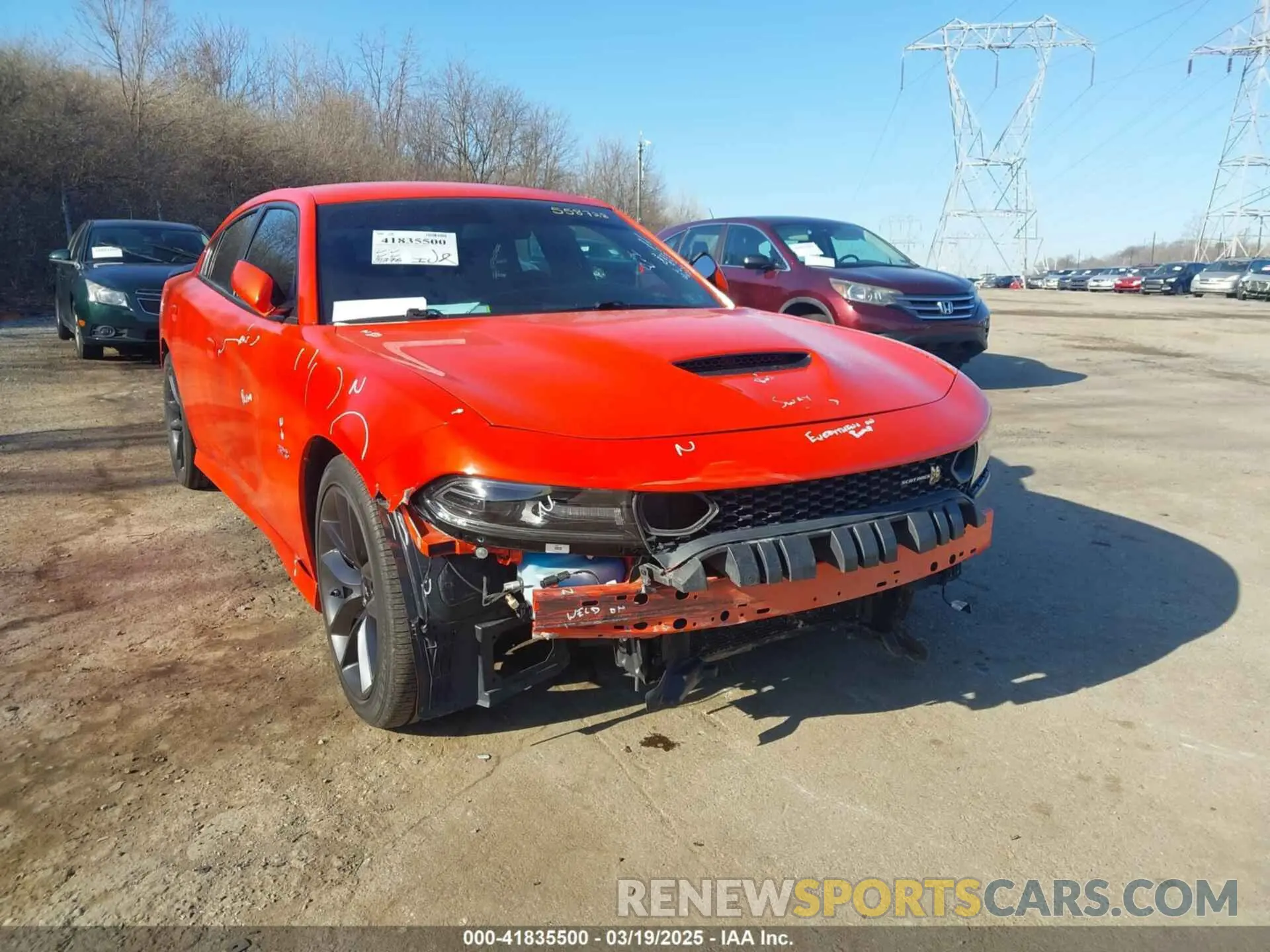18 Photograph of a damaged car 2C3CDXGJ5KH558728 DODGE CHARGER 2019