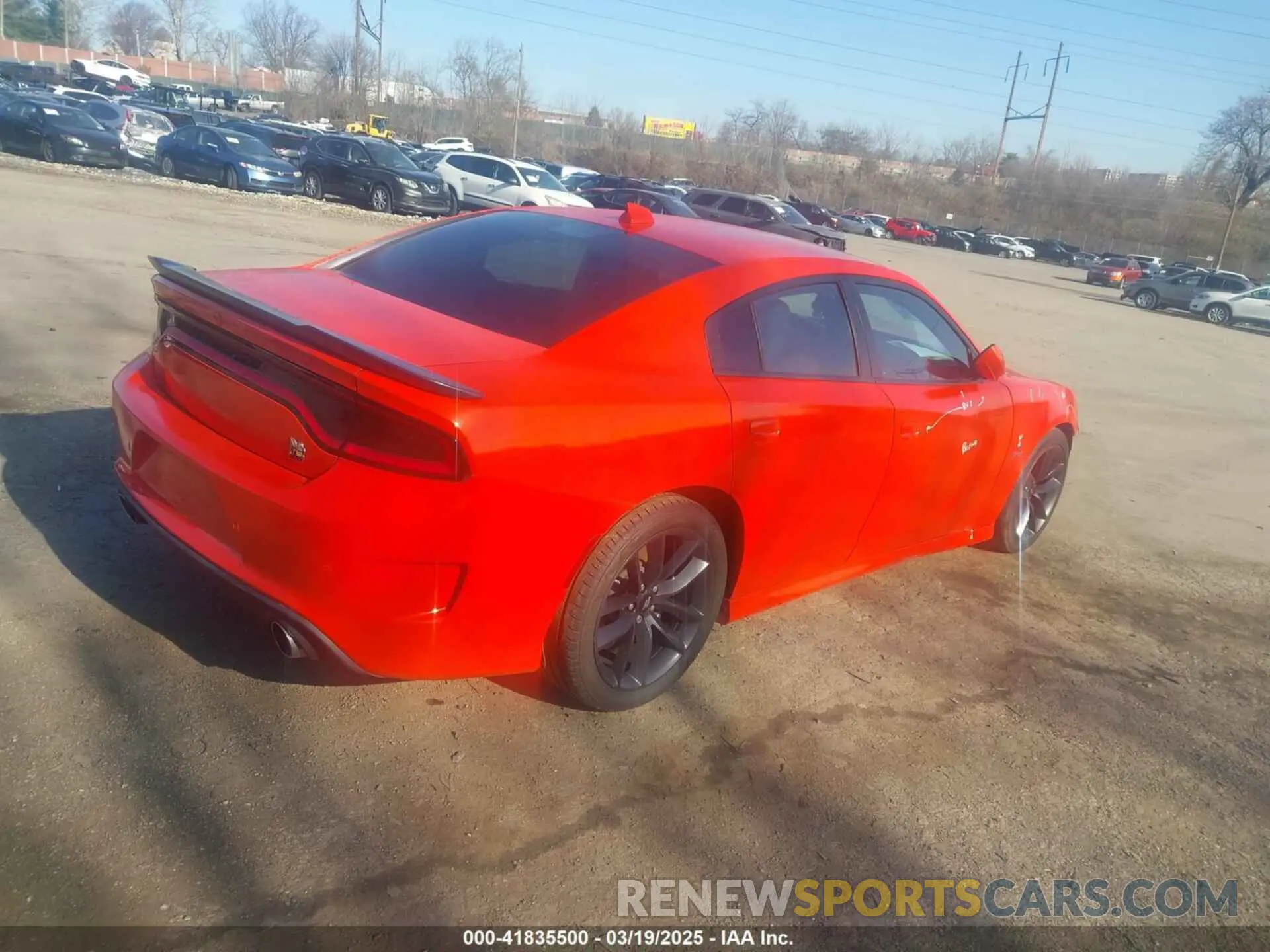 4 Photograph of a damaged car 2C3CDXGJ5KH558728 DODGE CHARGER 2019