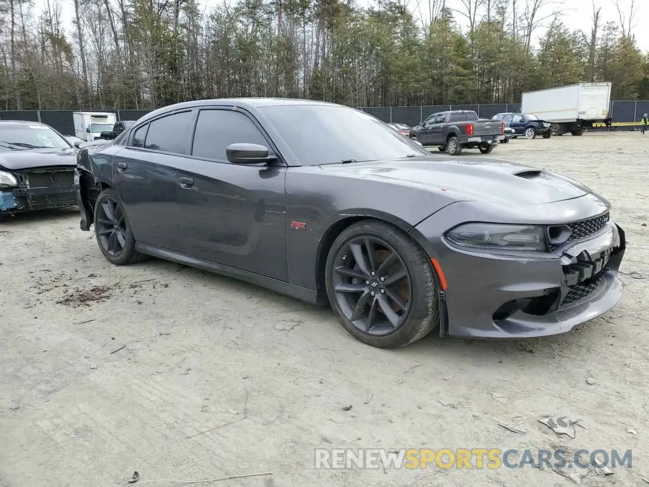 4 Photograph of a damaged car 2C3CDXGJ5KH742227 DODGE CHARGER 2019