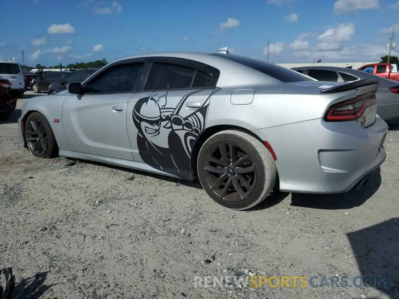 2 Фотография поврежденного автомобиля 2C3CDXGJ6KH589129 DODGE CHARGER 2019