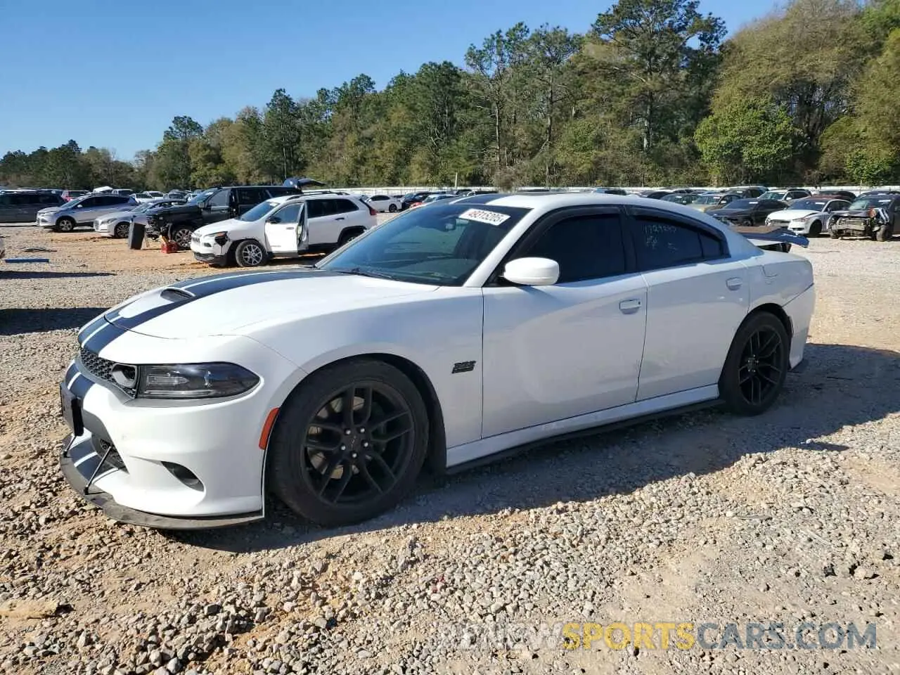 1 Photograph of a damaged car 2C3CDXGJ6KH692406 DODGE CHARGER 2019