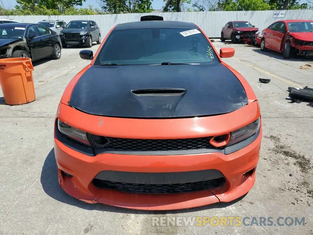 5 Photograph of a damaged car 2C3CDXGJ7KH530929 DODGE CHARGER 2019