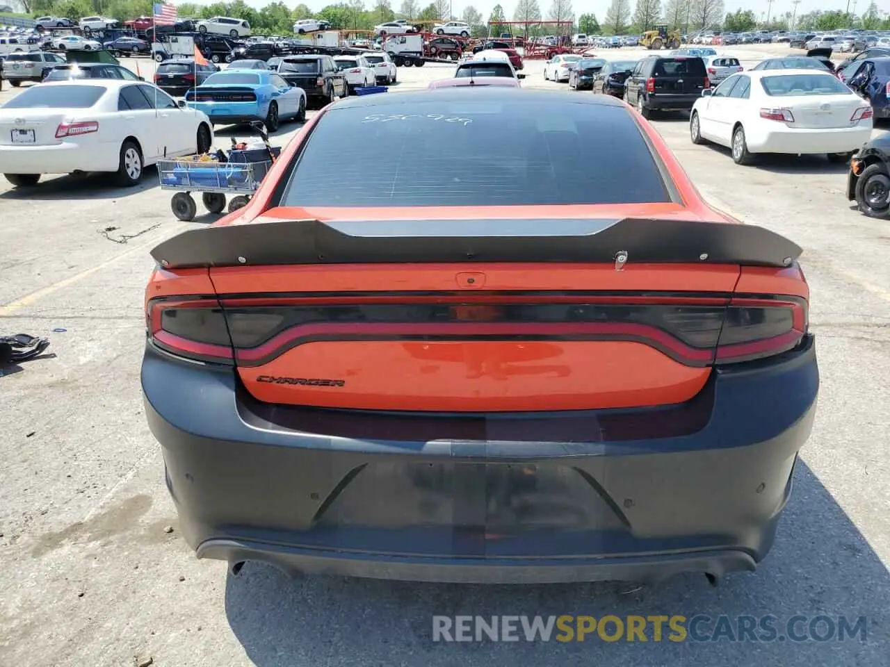 6 Photograph of a damaged car 2C3CDXGJ7KH530929 DODGE CHARGER 2019