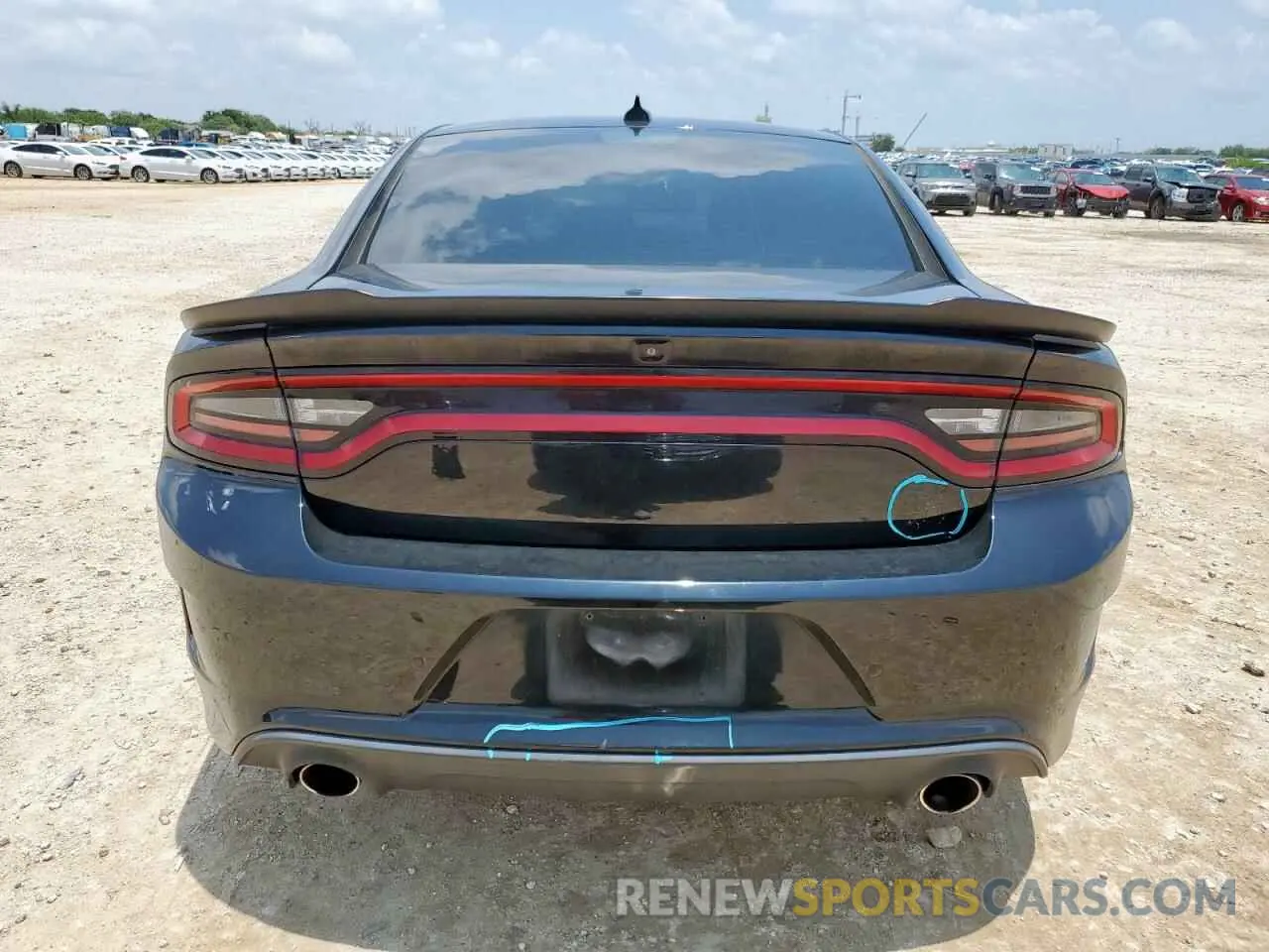 6 Photograph of a damaged car 2C3CDXGJ7KH535323 DODGE CHARGER 2019