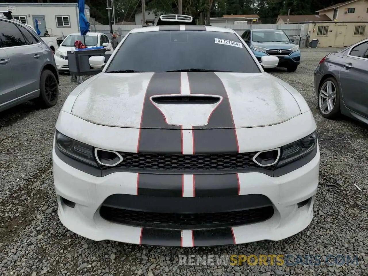 5 Photograph of a damaged car 2C3CDXGJ7KH593190 DODGE CHARGER 2019