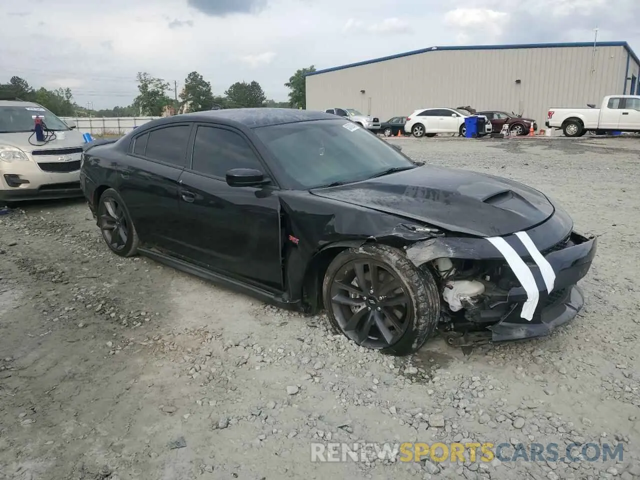 4 Photograph of a damaged car 2C3CDXGJ7KH697176 DODGE CHARGER 2019