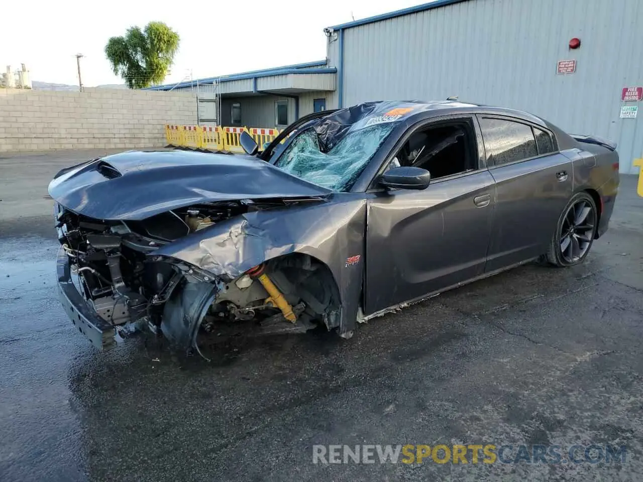 1 Photograph of a damaged car 2C3CDXGJ7KH756808 DODGE CHARGER 2019
