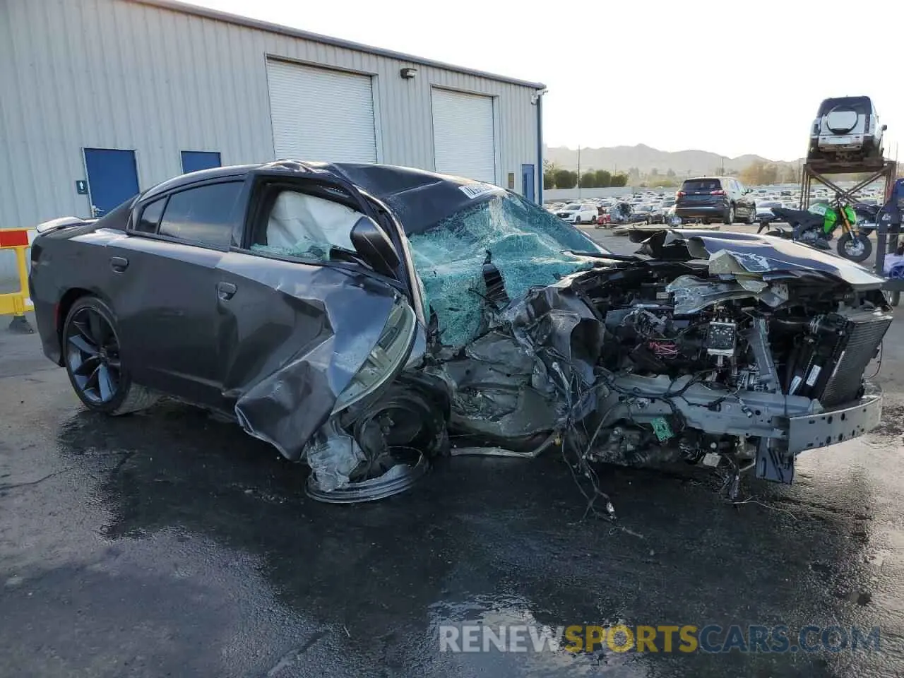 4 Photograph of a damaged car 2C3CDXGJ7KH756808 DODGE CHARGER 2019