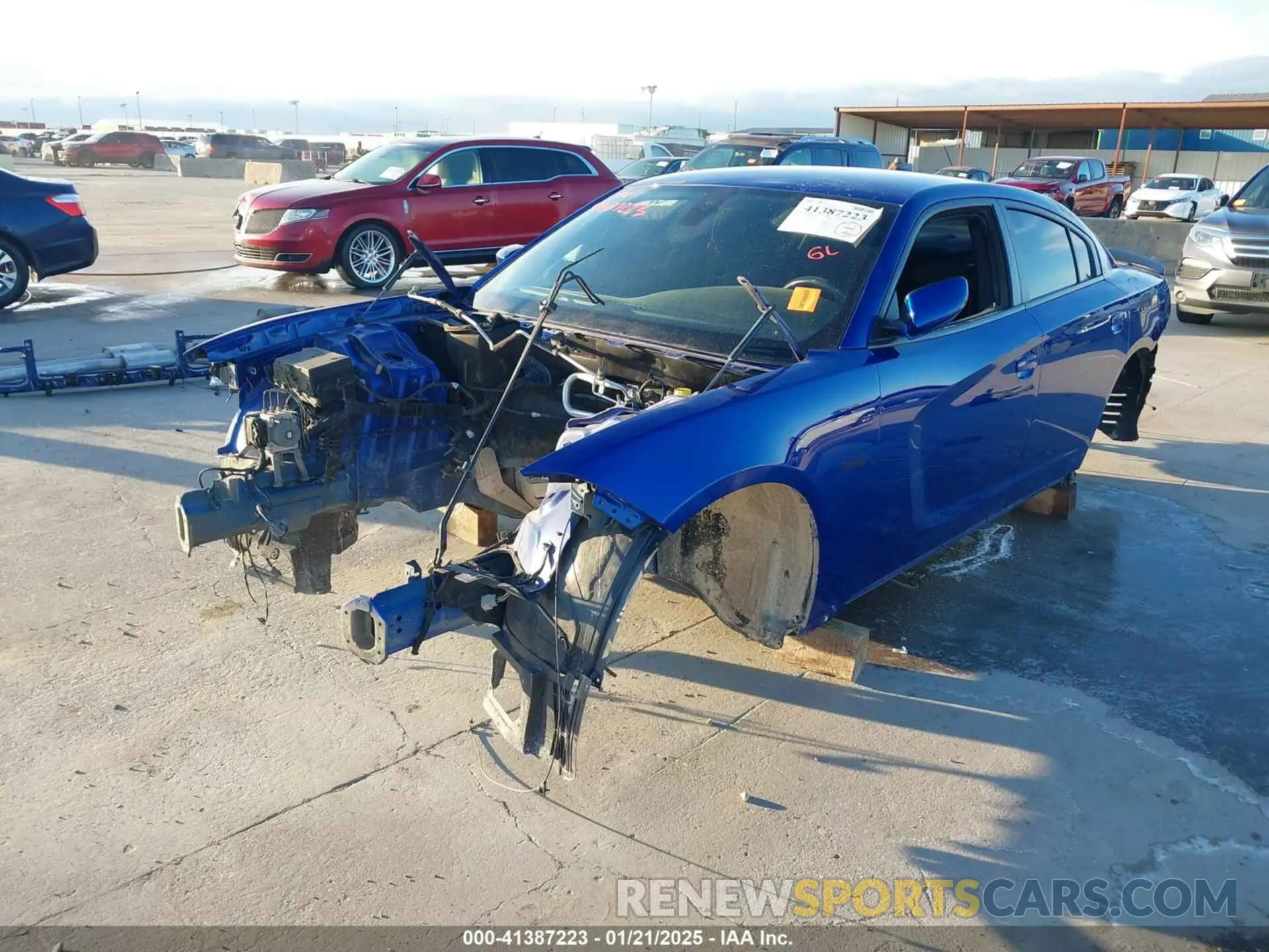 2 Photograph of a damaged car 2C3CDXGJ9KH736009 DODGE CHARGER 2019